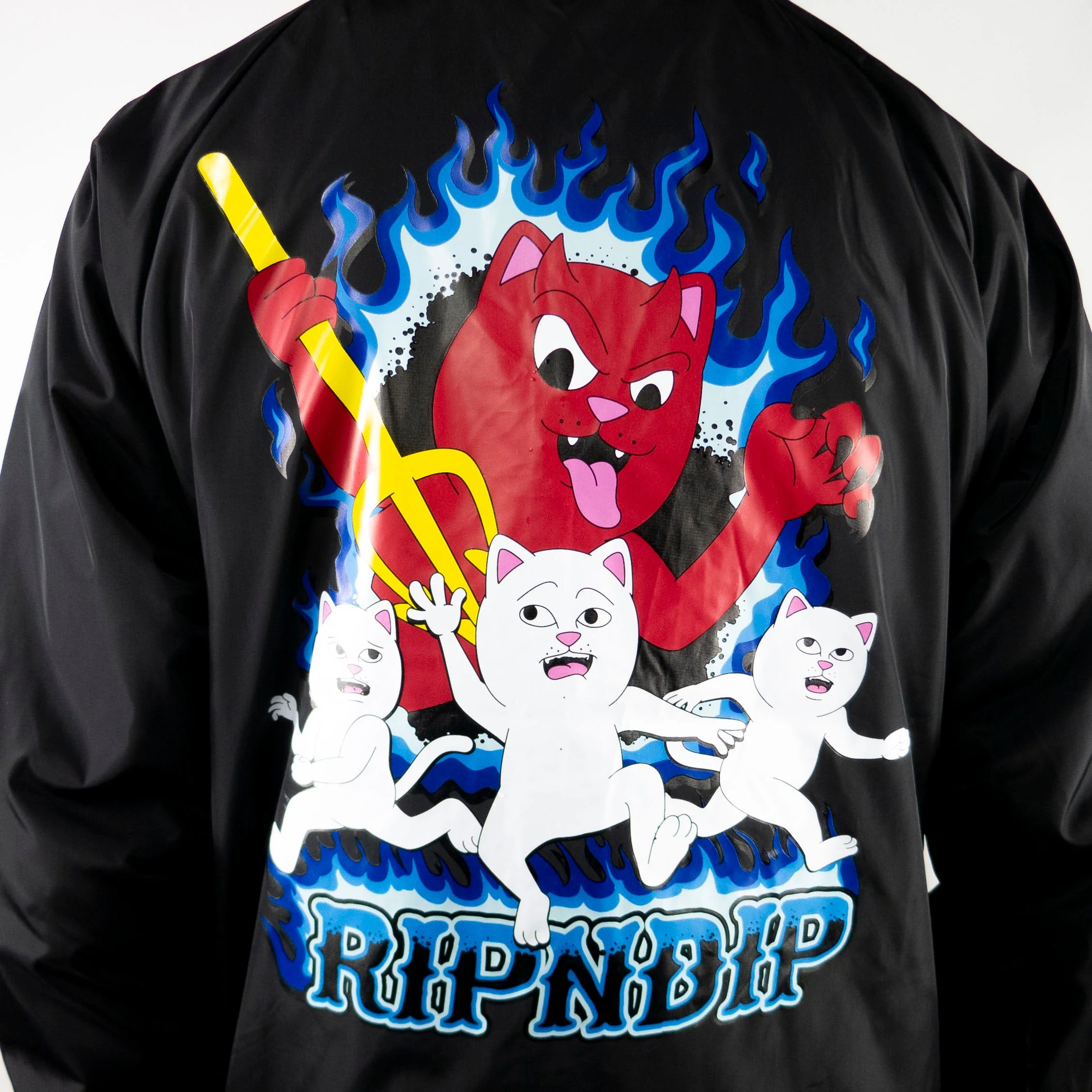 RIPNDIP Hades Coach Jacket - Black - Image 5