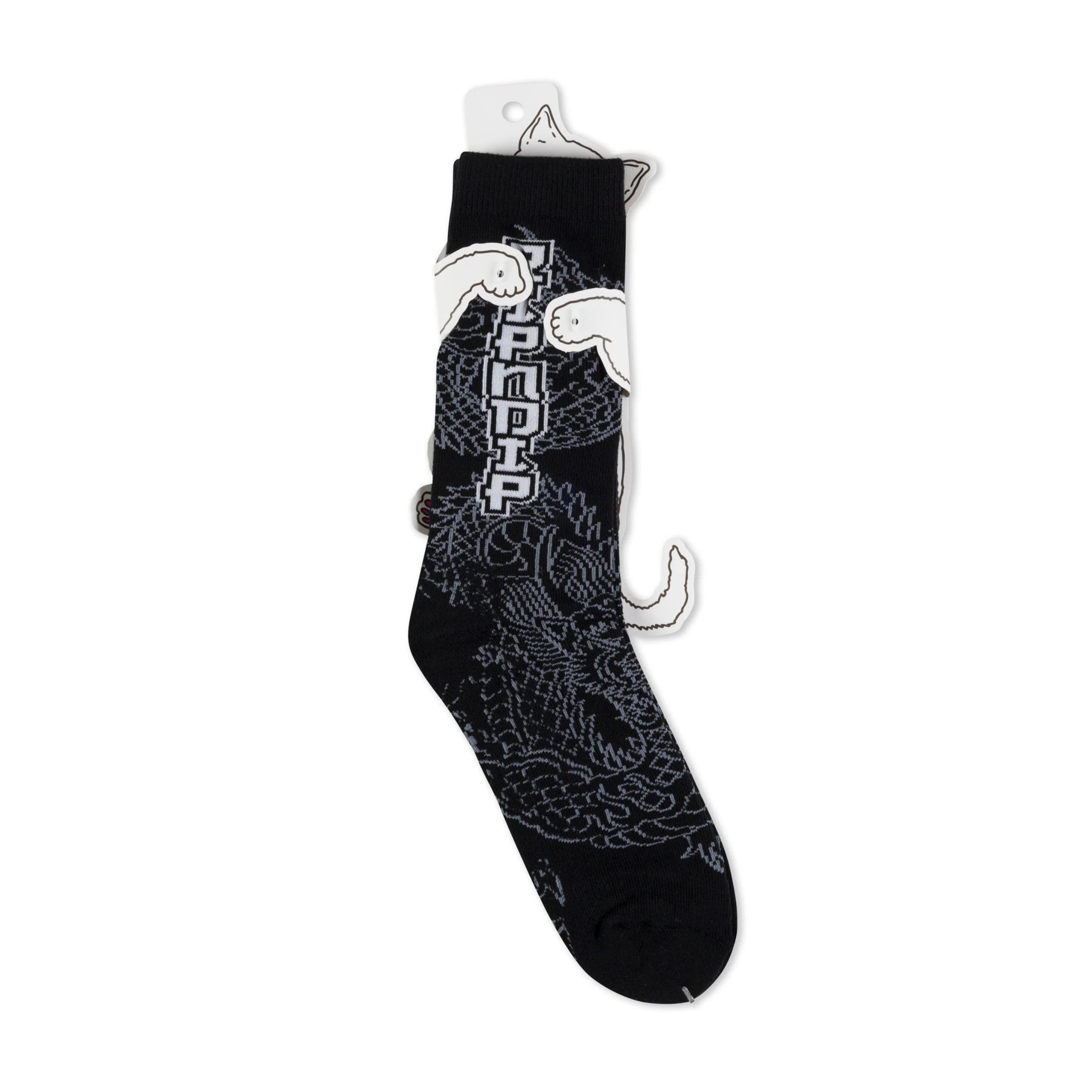 RIPNDIP Haku Socks - Black - Image 2