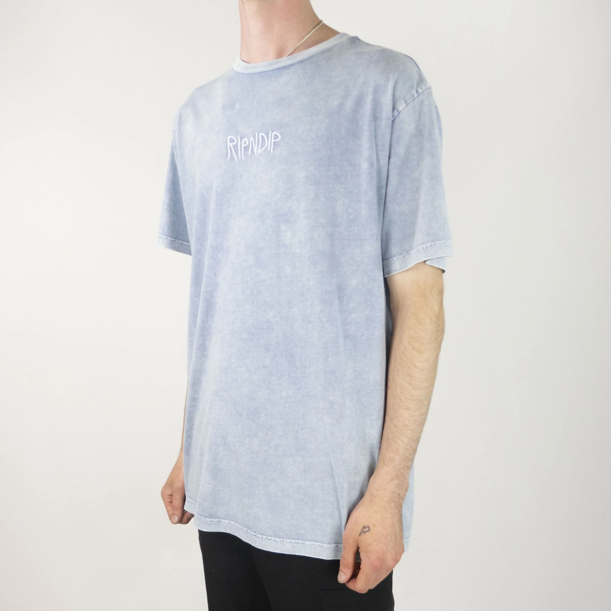 RIPNDIP La Brea T-Shirt - Light Blue - Image 3