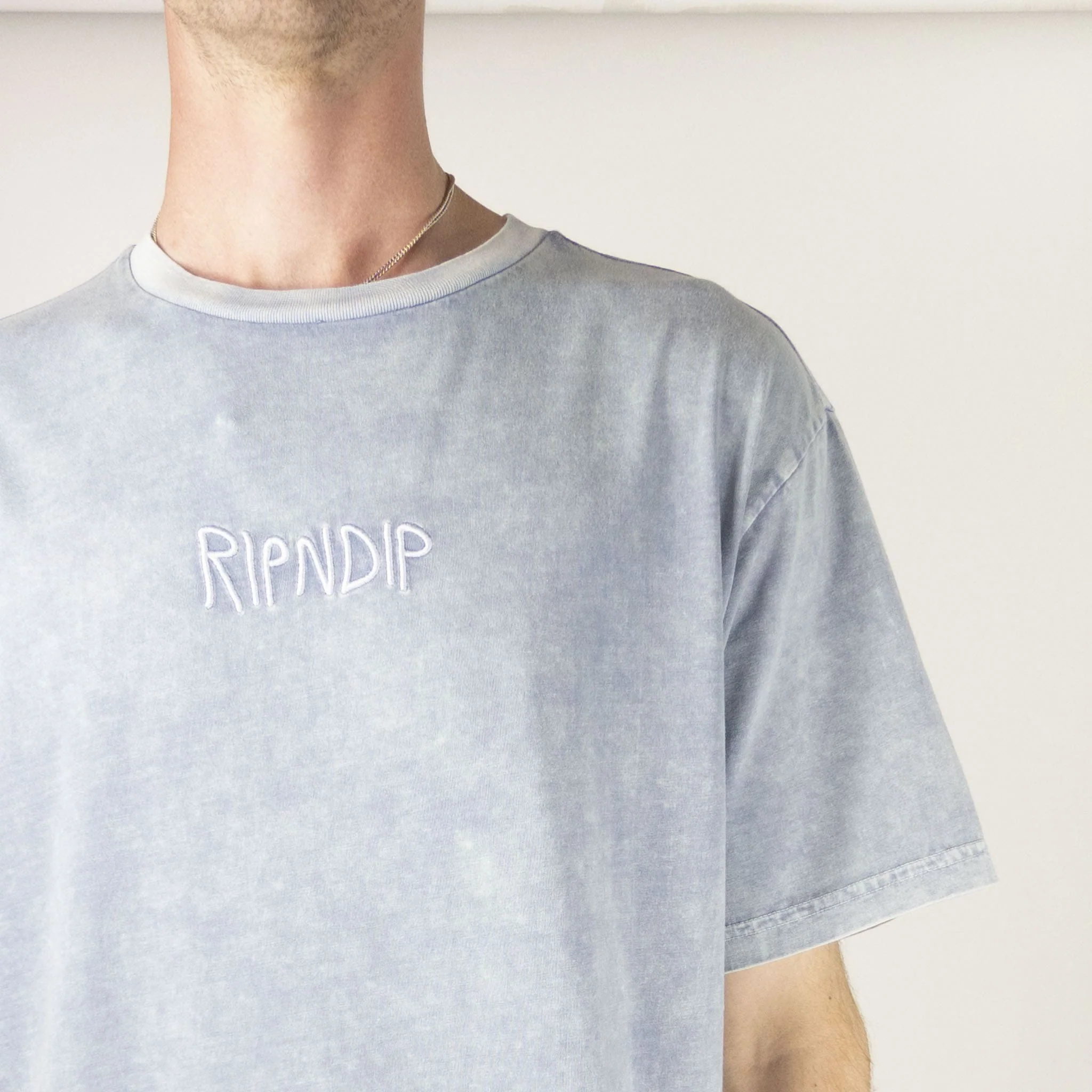 RIPNDIP La Brea T-Shirt - Light Blue - Image 4