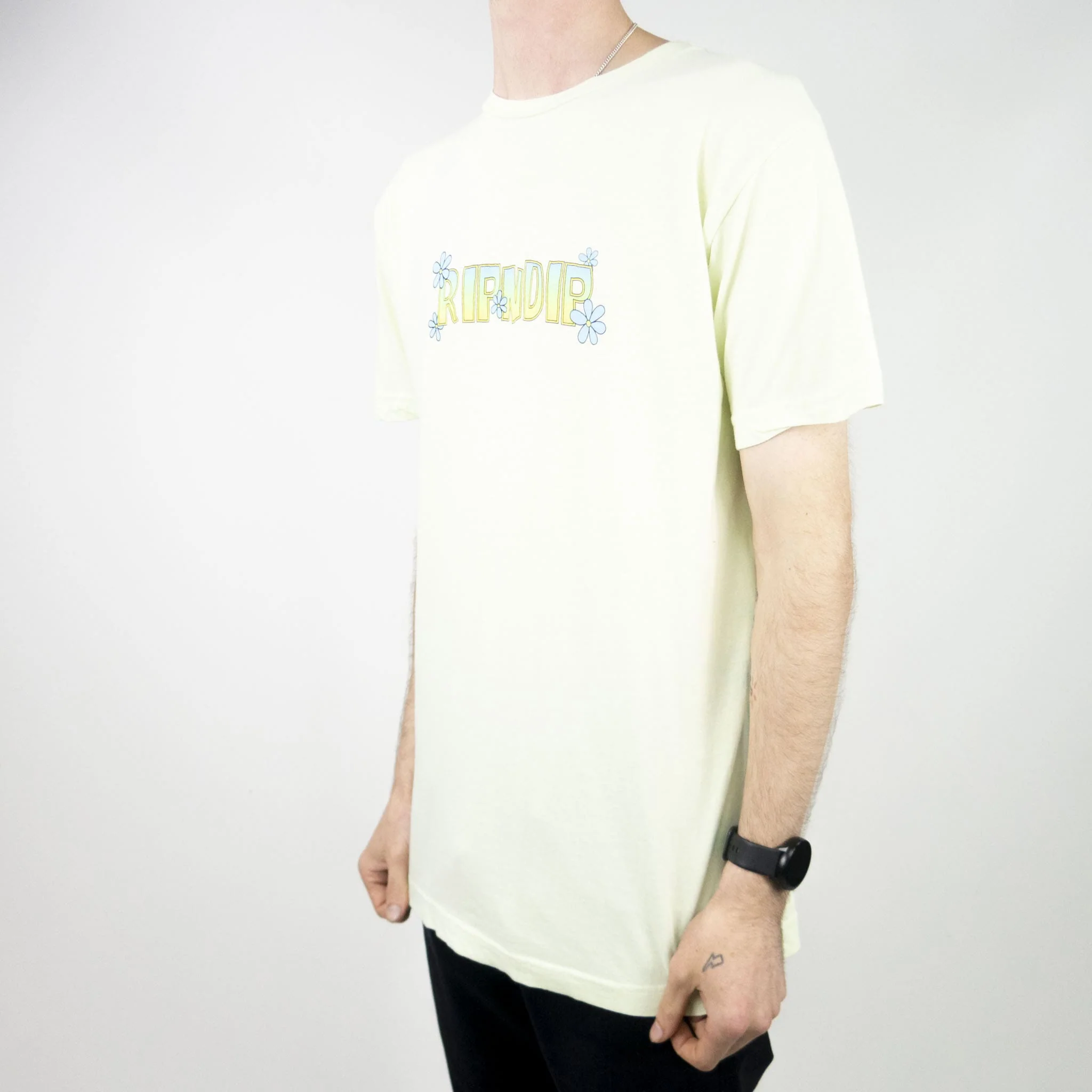 RIPNDIP Lonely Lover T-Shirt - Light Lime - Image 3