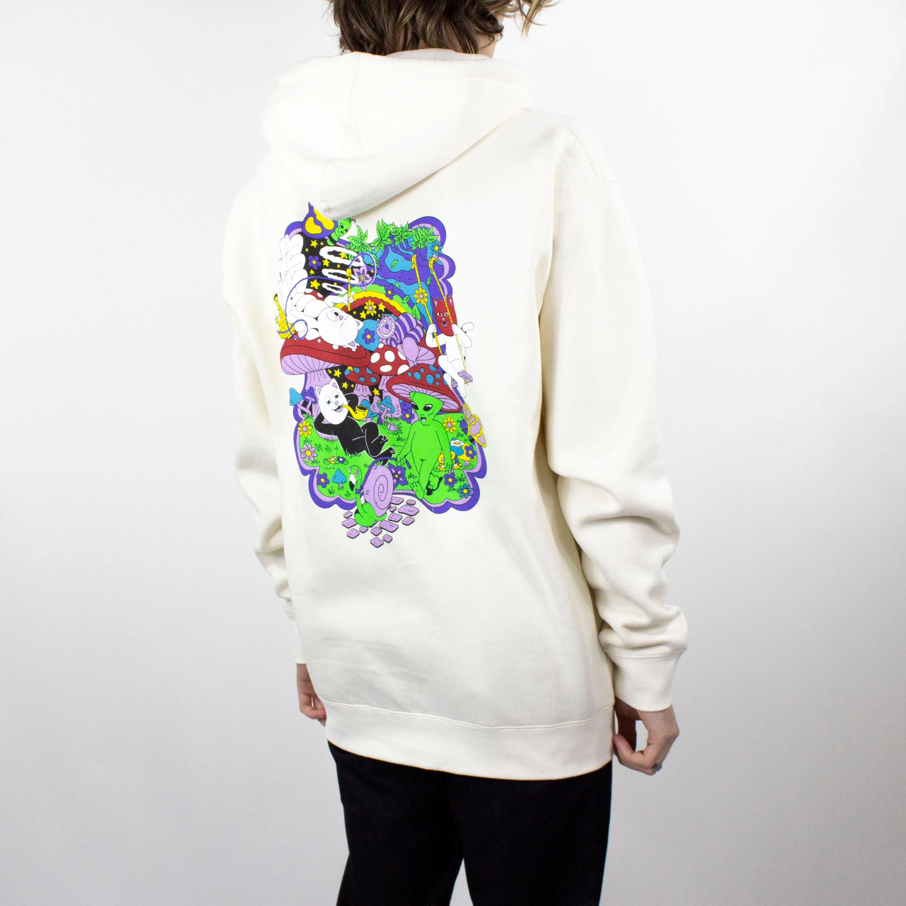 RIPNDIP Rabbit Hole Hoodie - Bone - Image 4