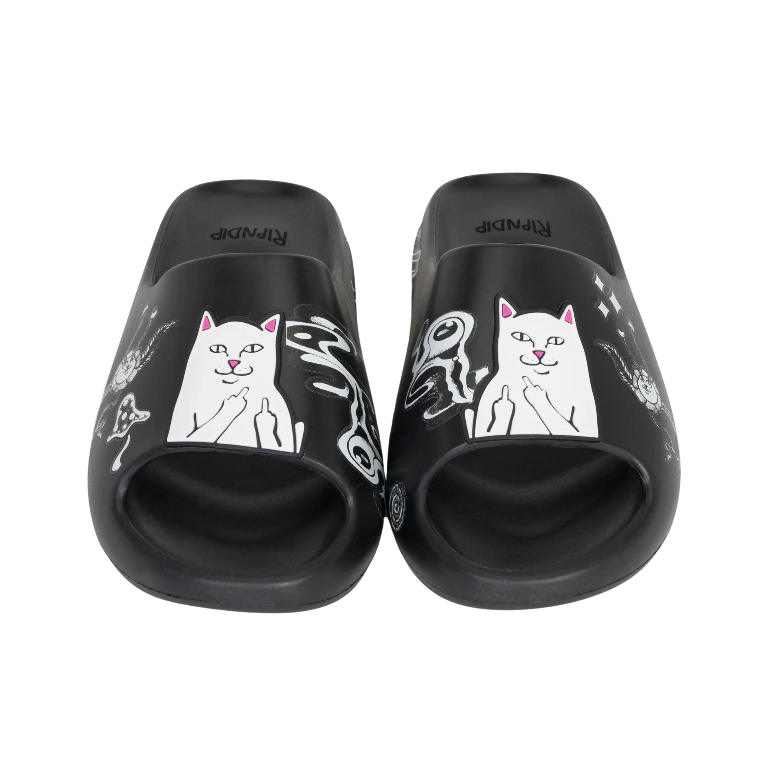 RIPNDIP Space Walk Sliders - Black - Image 3