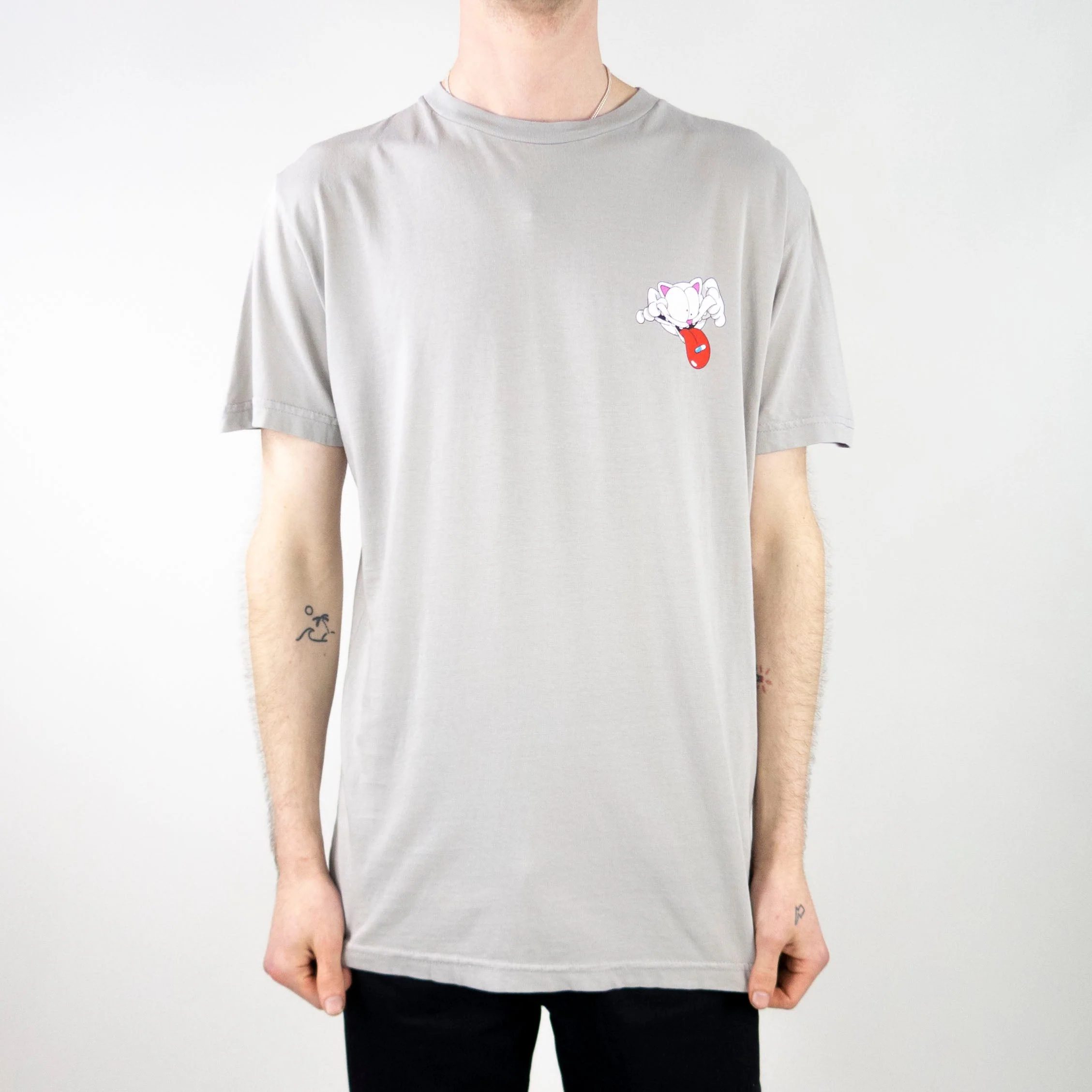 RIPNDIP Take Your Meds T-Shirt - Grey