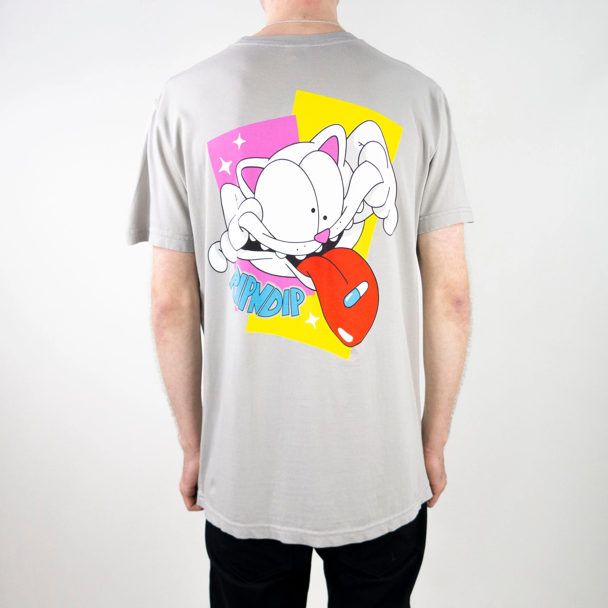 RIPNDIP Take Your Meds T-Shirt - Grey - Image 2