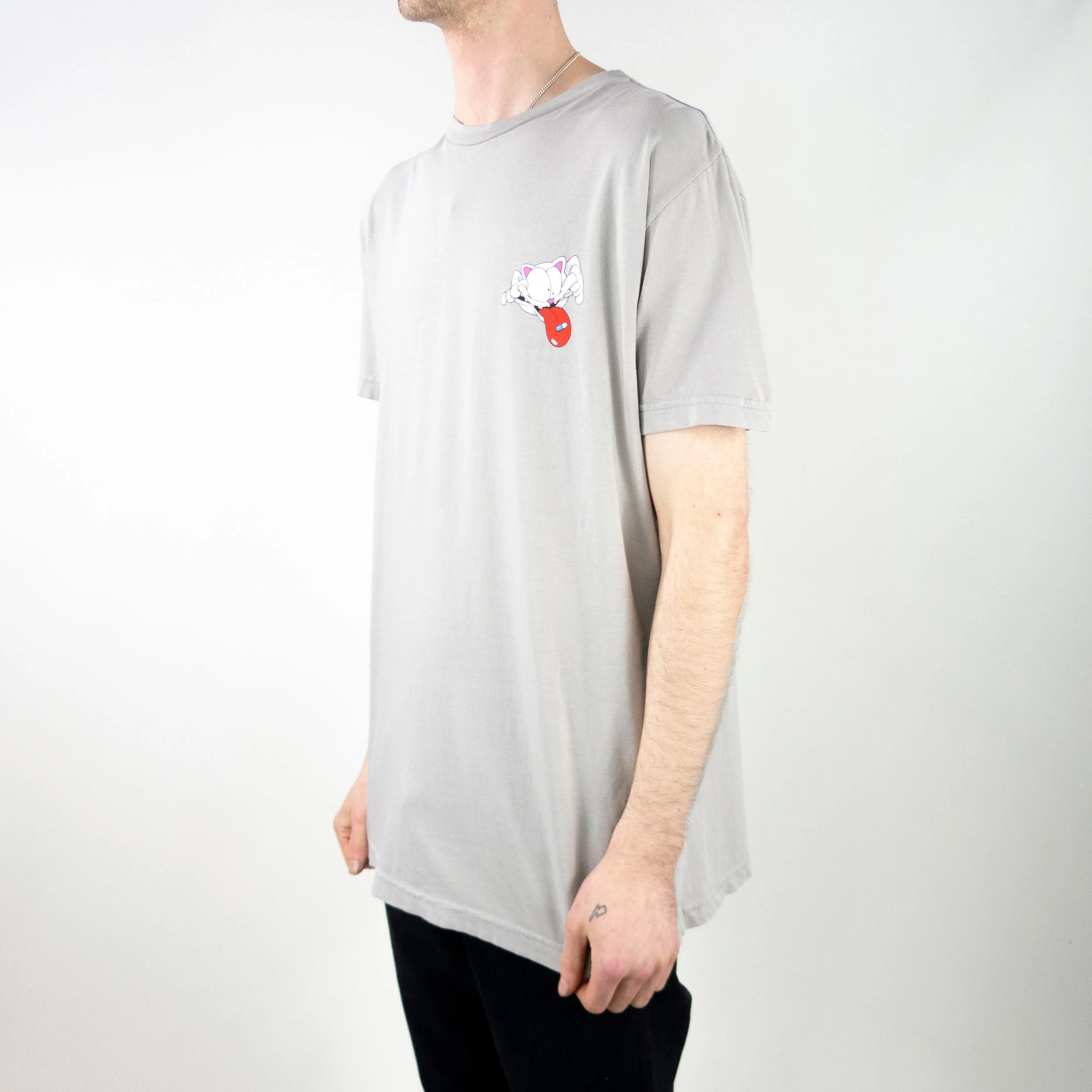 RIPNDIP Take Your Meds T-Shirt - Grey - Image 3