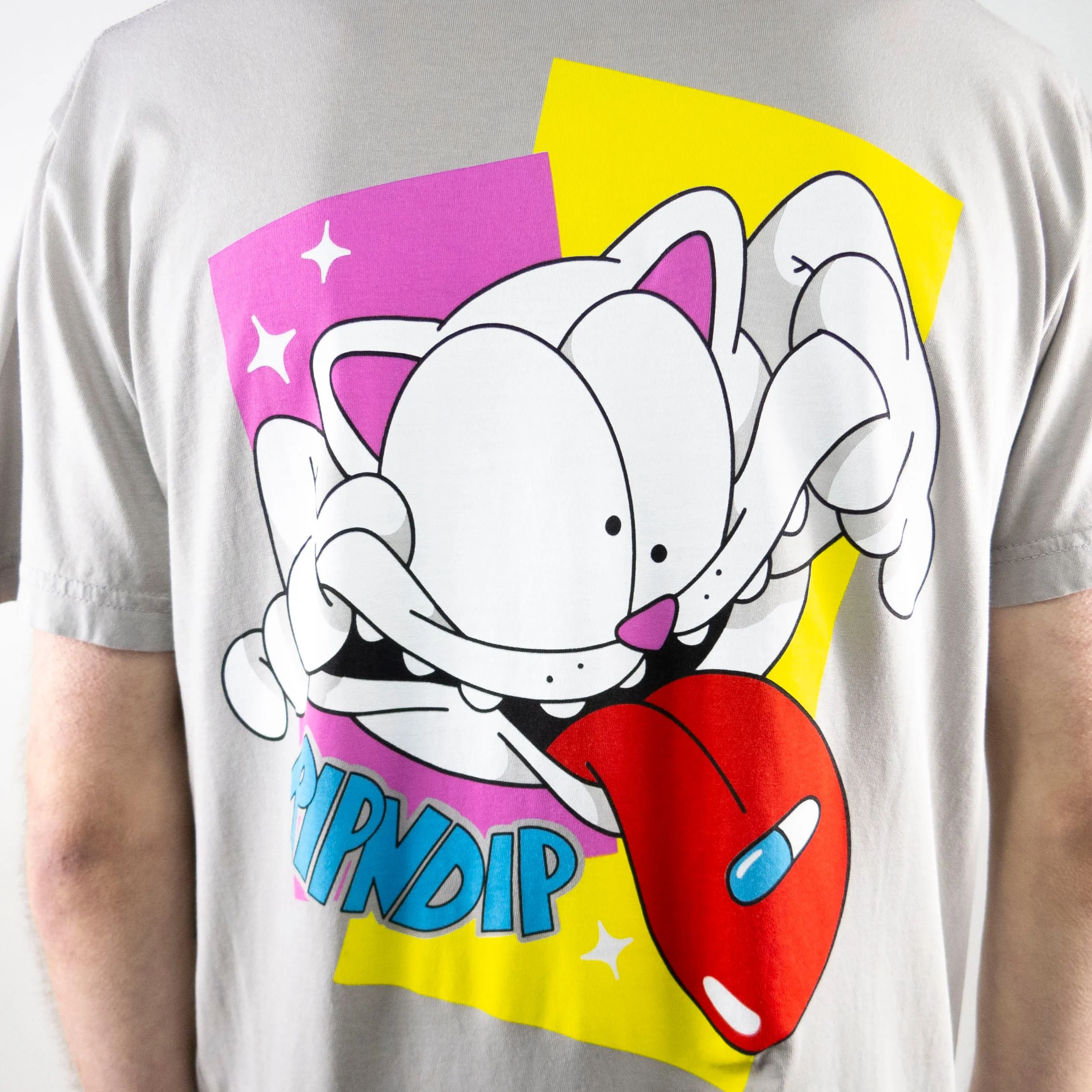 RIPNDIP Take Your Meds T-Shirt - Grey - Image 5
