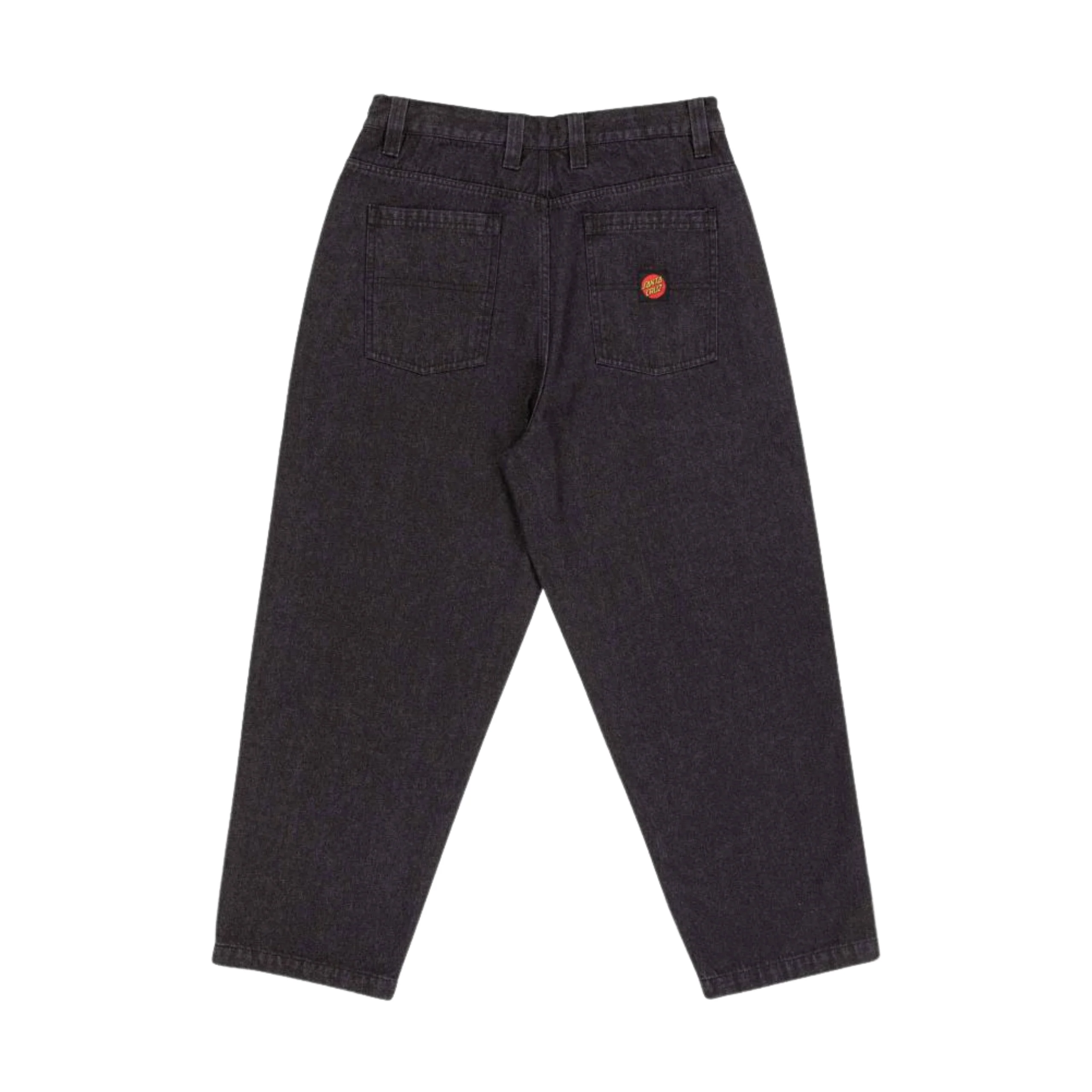 Santa Cruz Big Pants Baggy Denim Jeans - Black Wash - Image 2