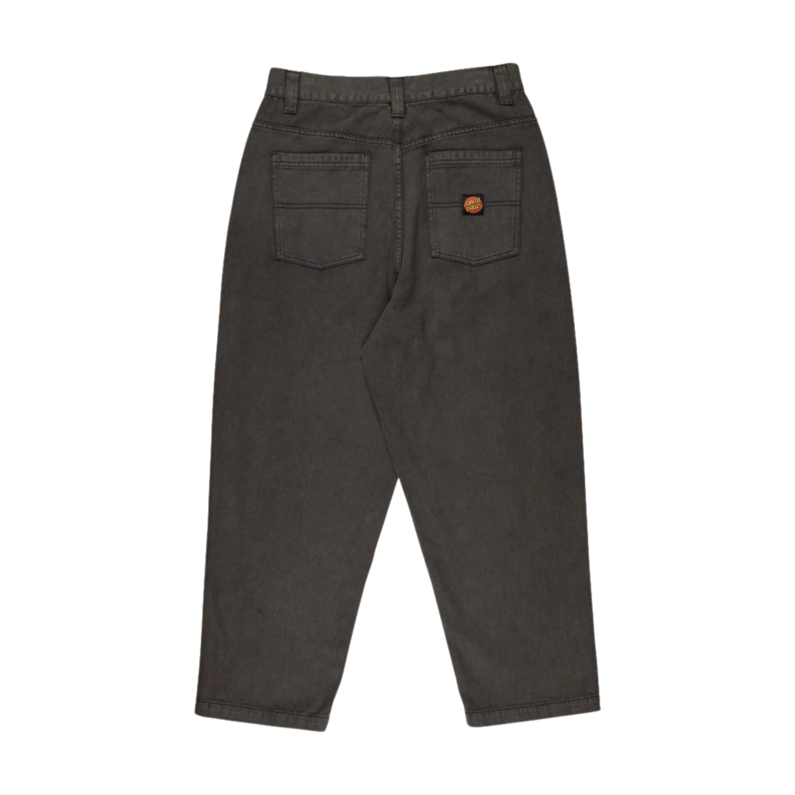 Santa Cruz Big Pants Baggy Denim Jeans - Washed Black - Image 2