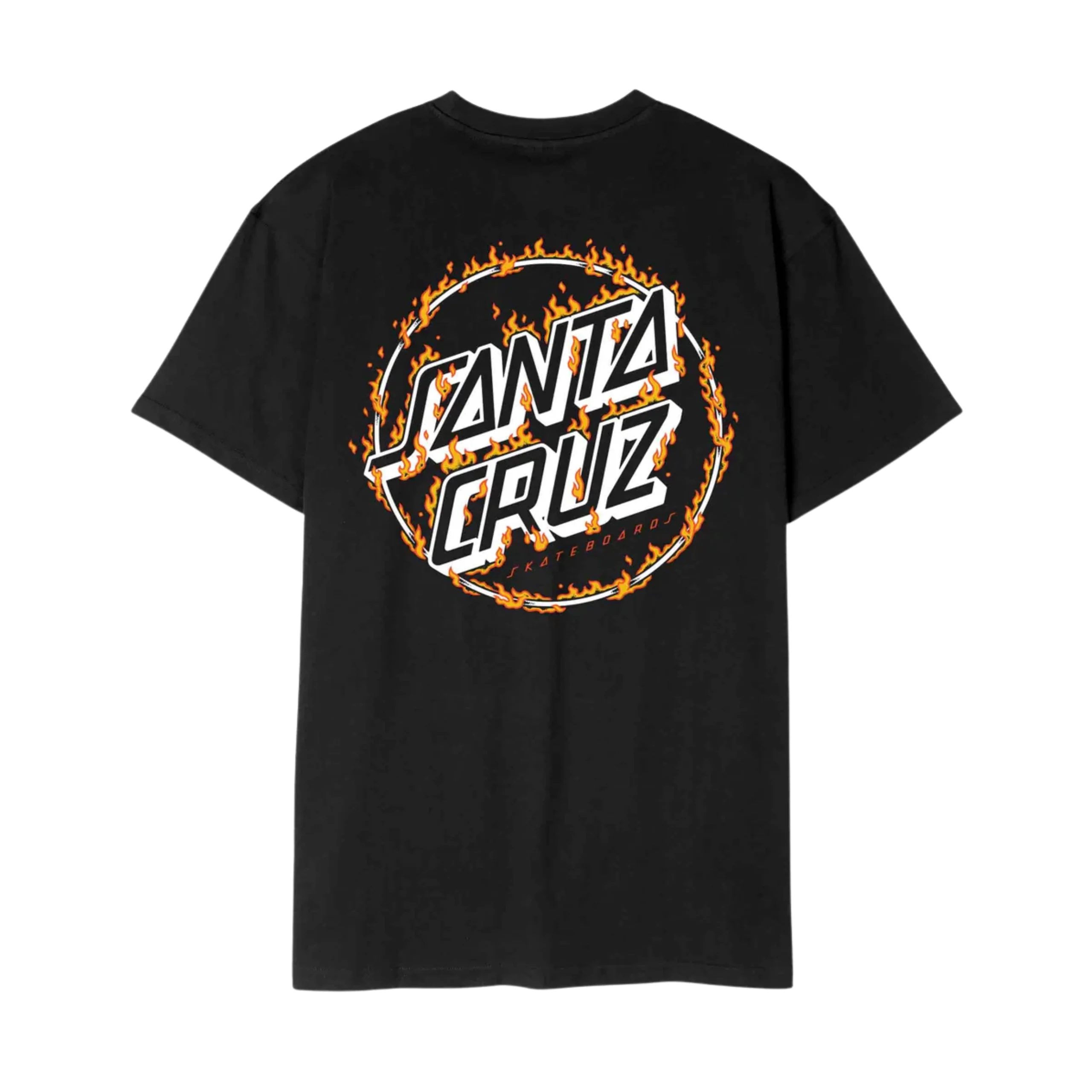 Santa Cruz Burnt Opus OVRSZD T-Shirt - Black - Image 2