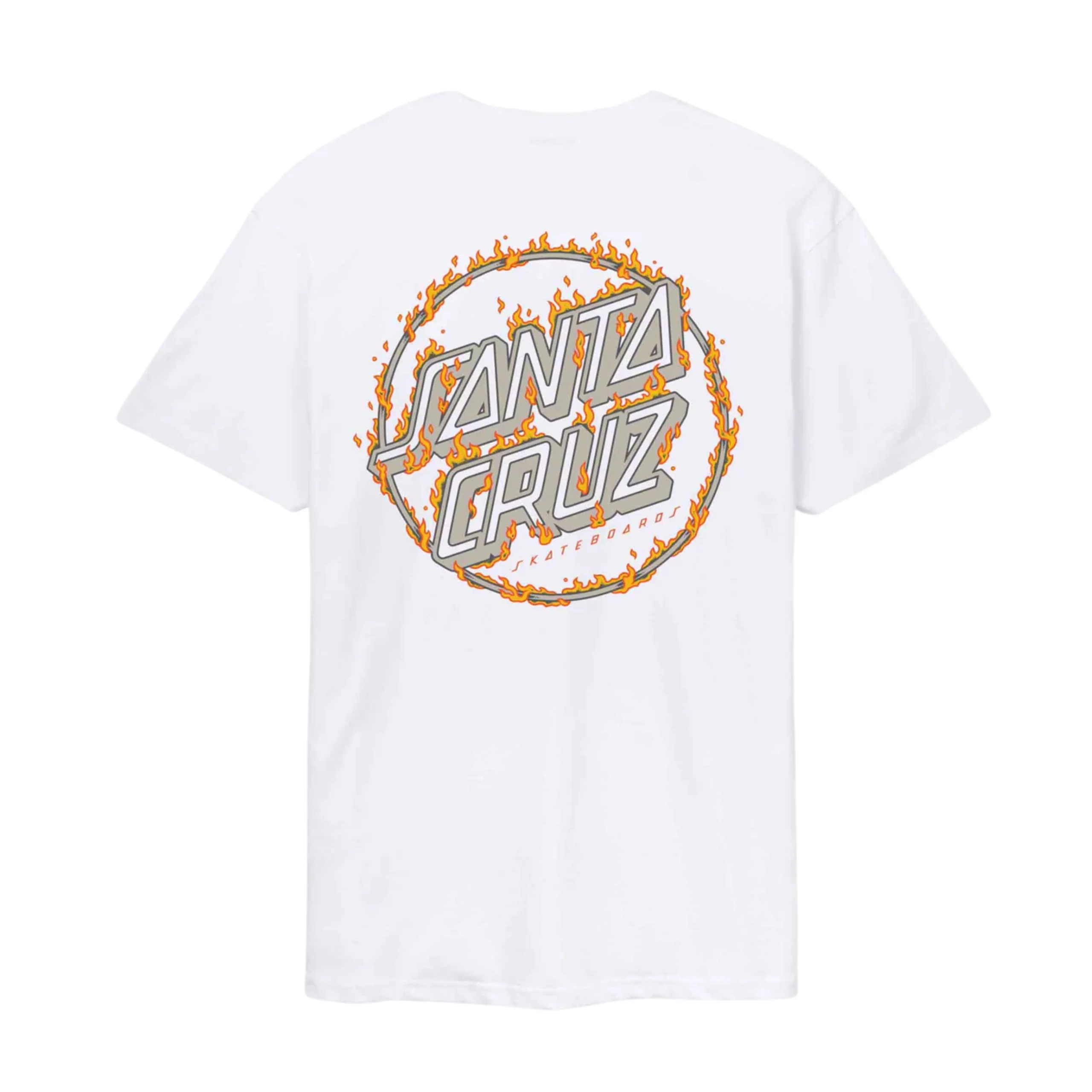 Santa Cruz Burnt Opus OVRSZD T-Shirt - White - Image 2