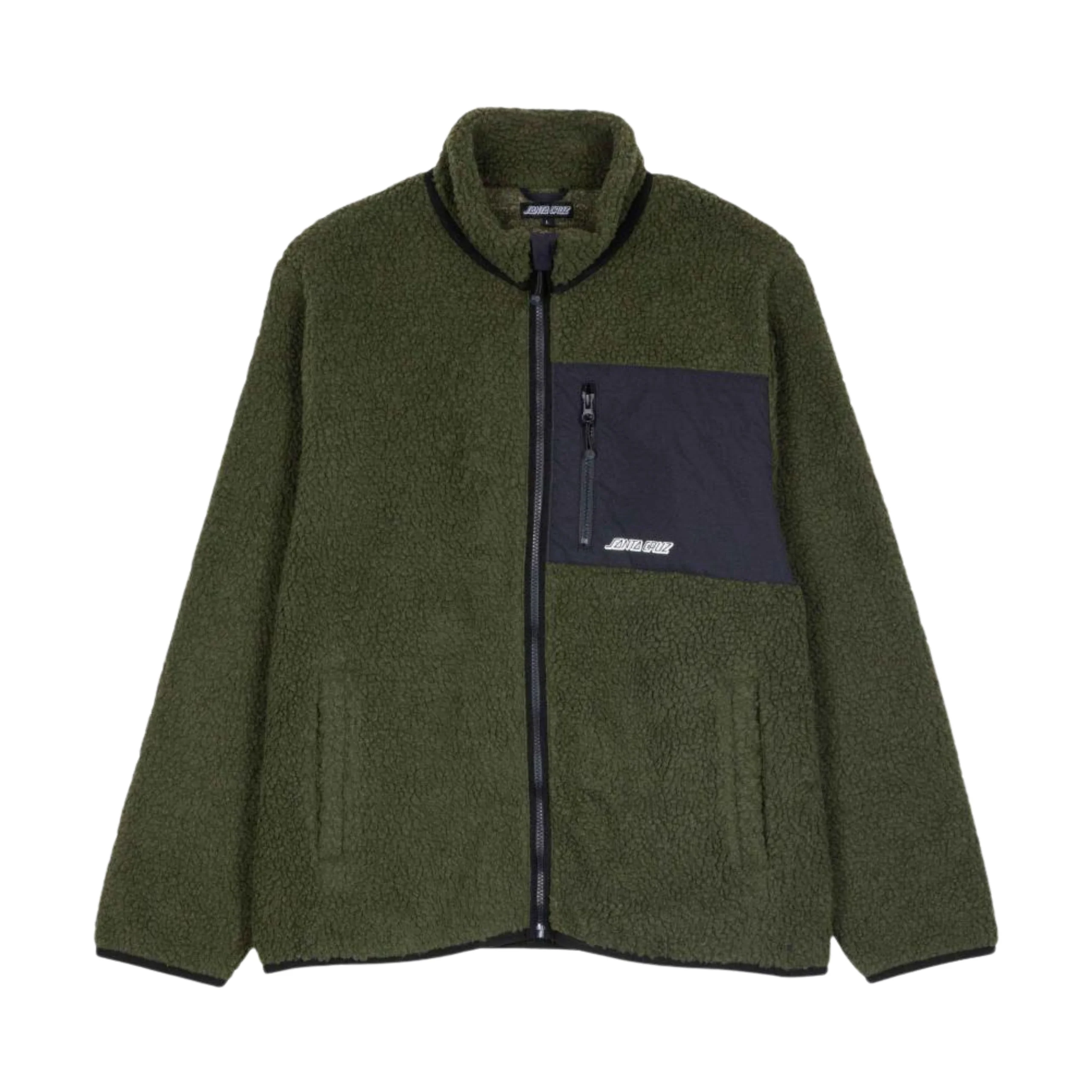 Santa Cruz Freestyle Sherpa Jacket - Dark Moss