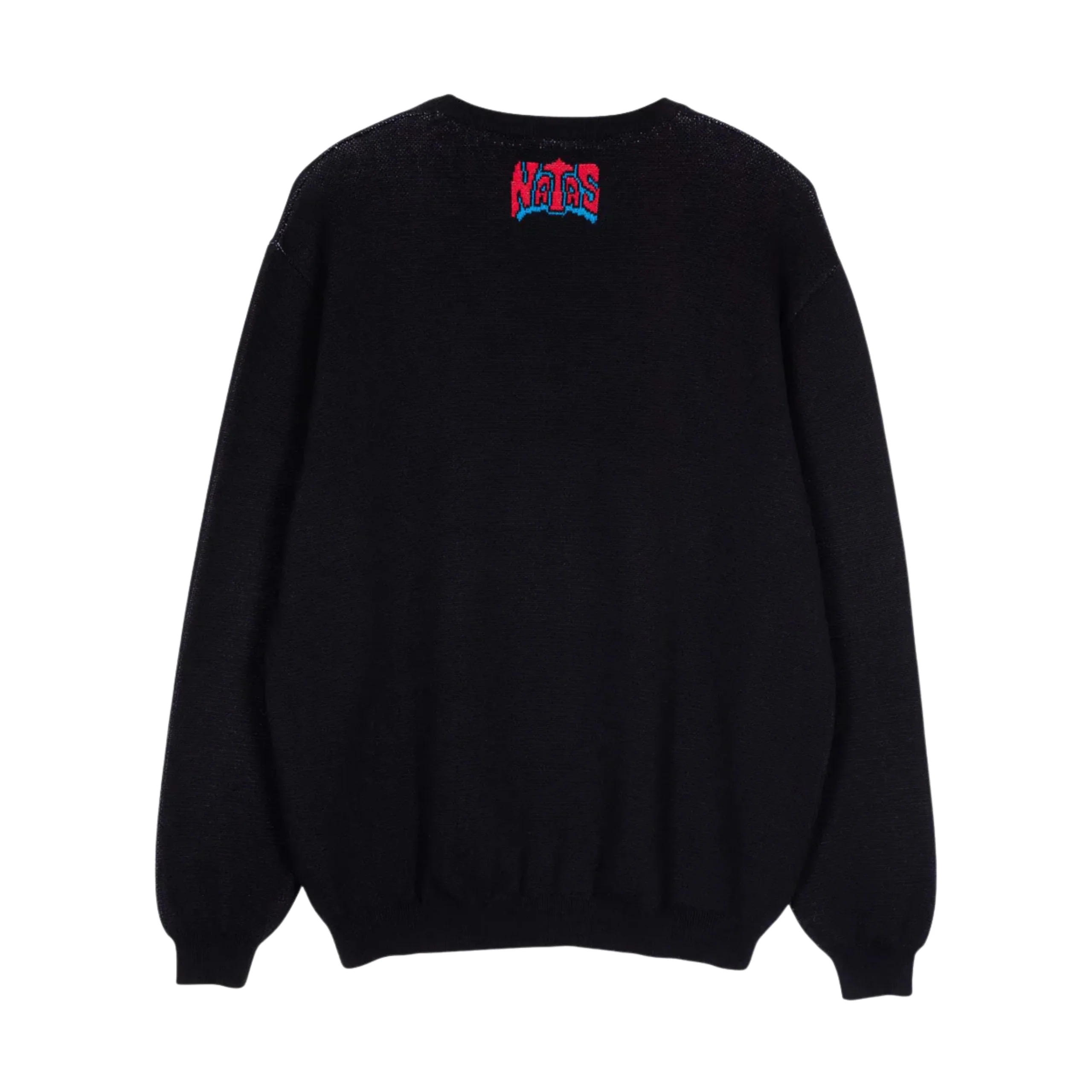 Santa Cruz Natas Panther Knit Pullover Jumper - Black - Image 2
