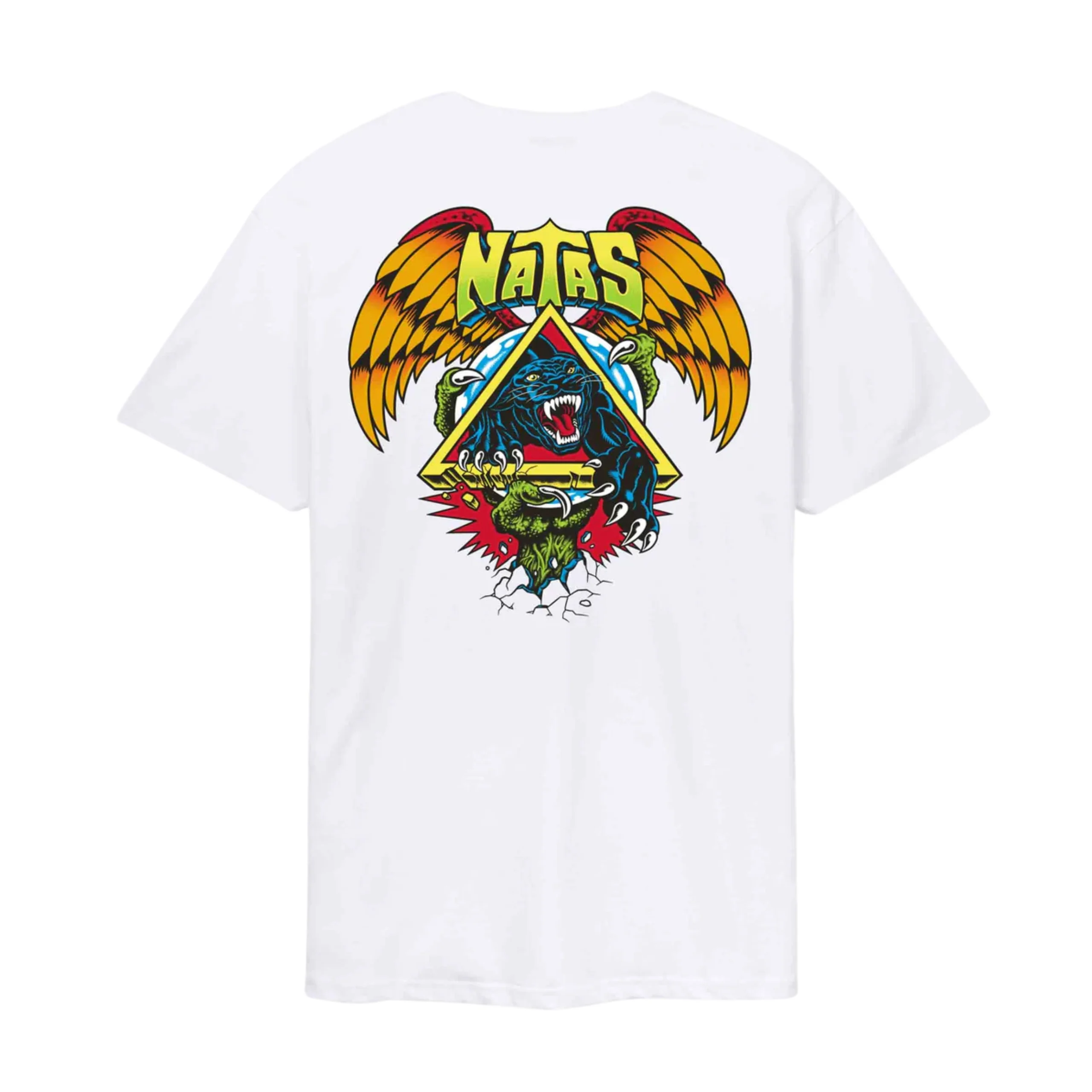 Santa Cruz Natas SC Panther T-Shirt - White - Image 2
