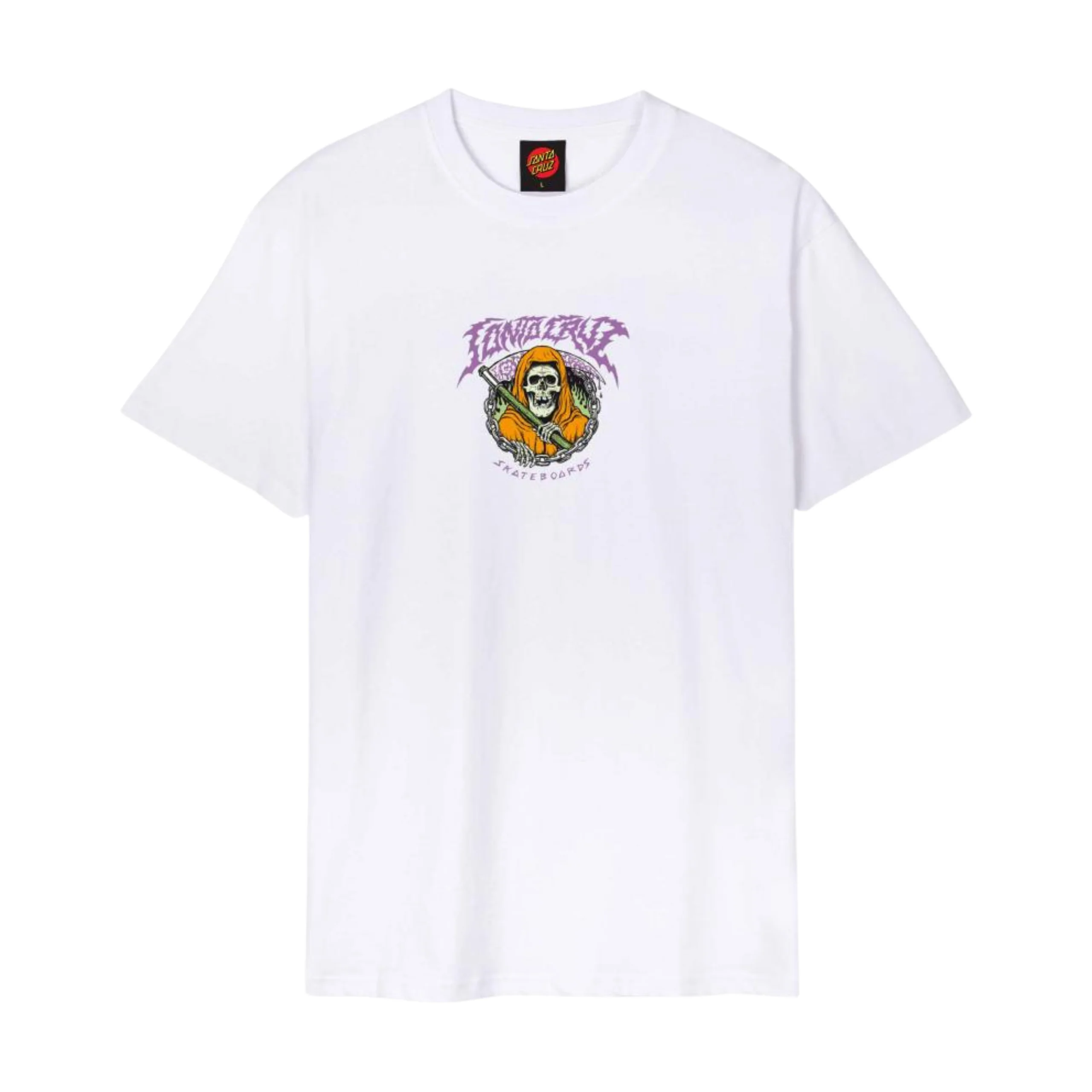 Santa Cruz Out Of Time Front T-Shirt - White