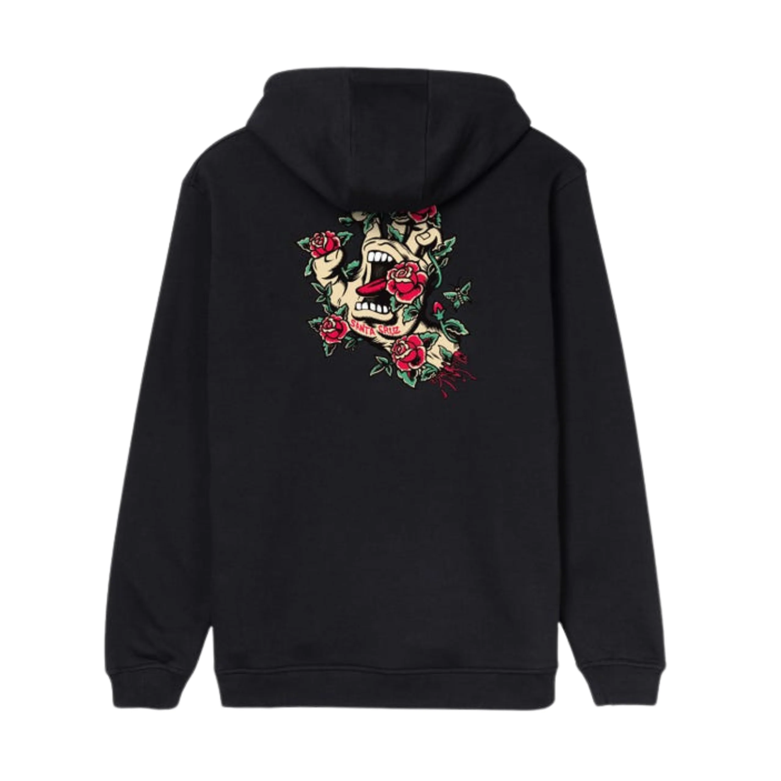 Santa Cruz Screaming Rose Flash Hoodie - Black - Image 2