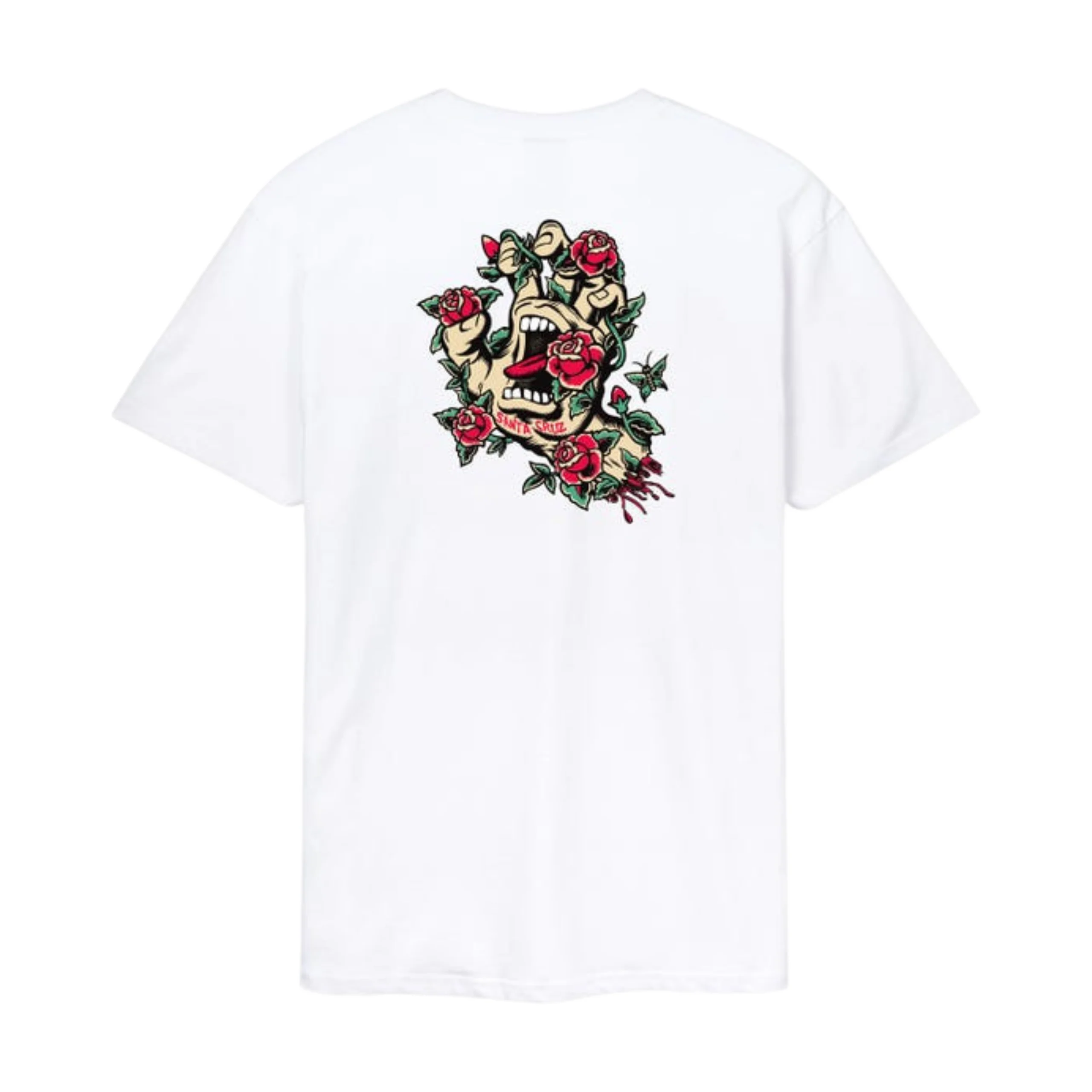 Santa Cruz Screaming Rose Flash T-Shirt - White - Image 2