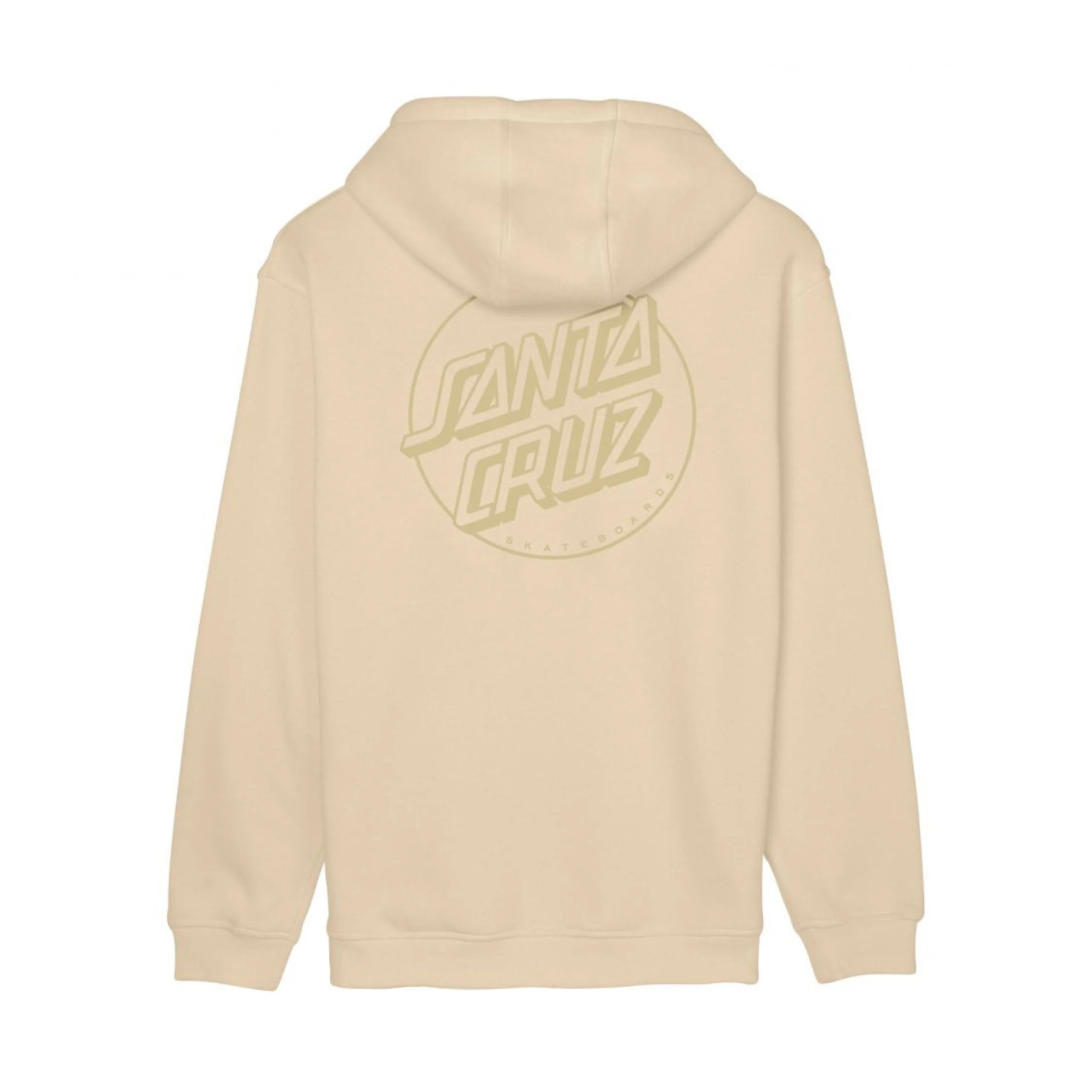 Santa Cruz Tonal Opus Dot Stripe Hoodie - Vanilla - Image 2