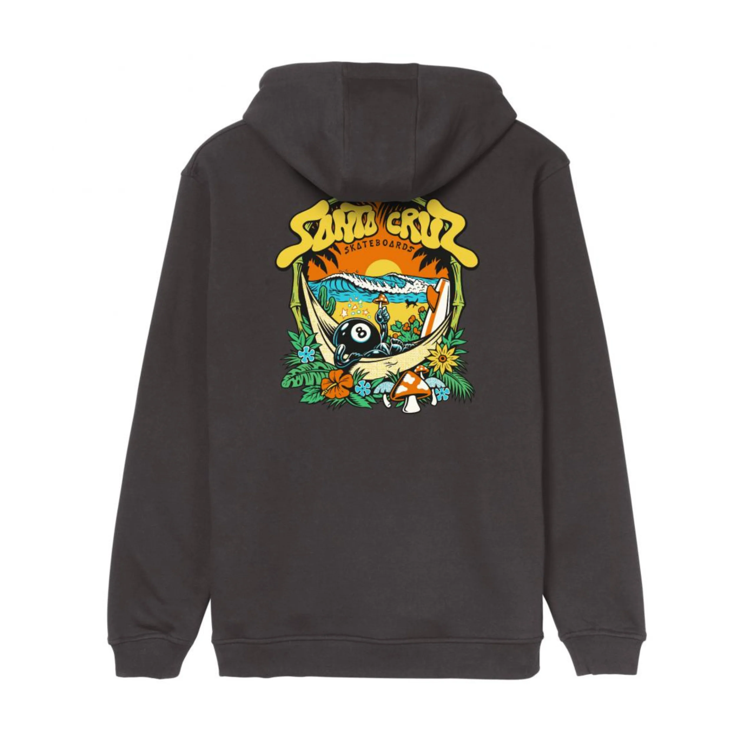 Santa Cruz Winkowski 8Baller Trip Hoodie - Washed Black - Image 2
