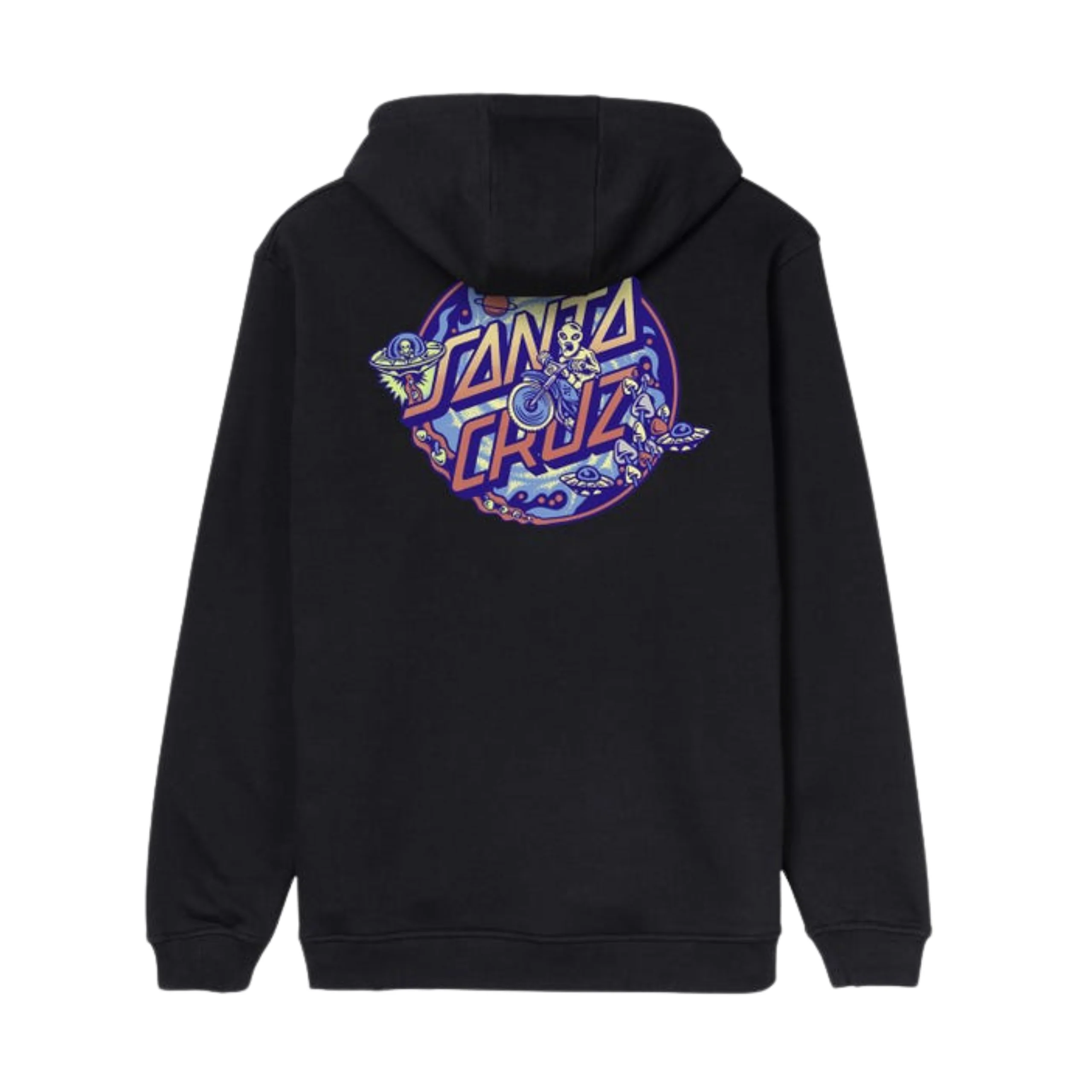 Santa Cruz Winkowski Dope Planet 2 Centre Hoodie - Black - Image 2