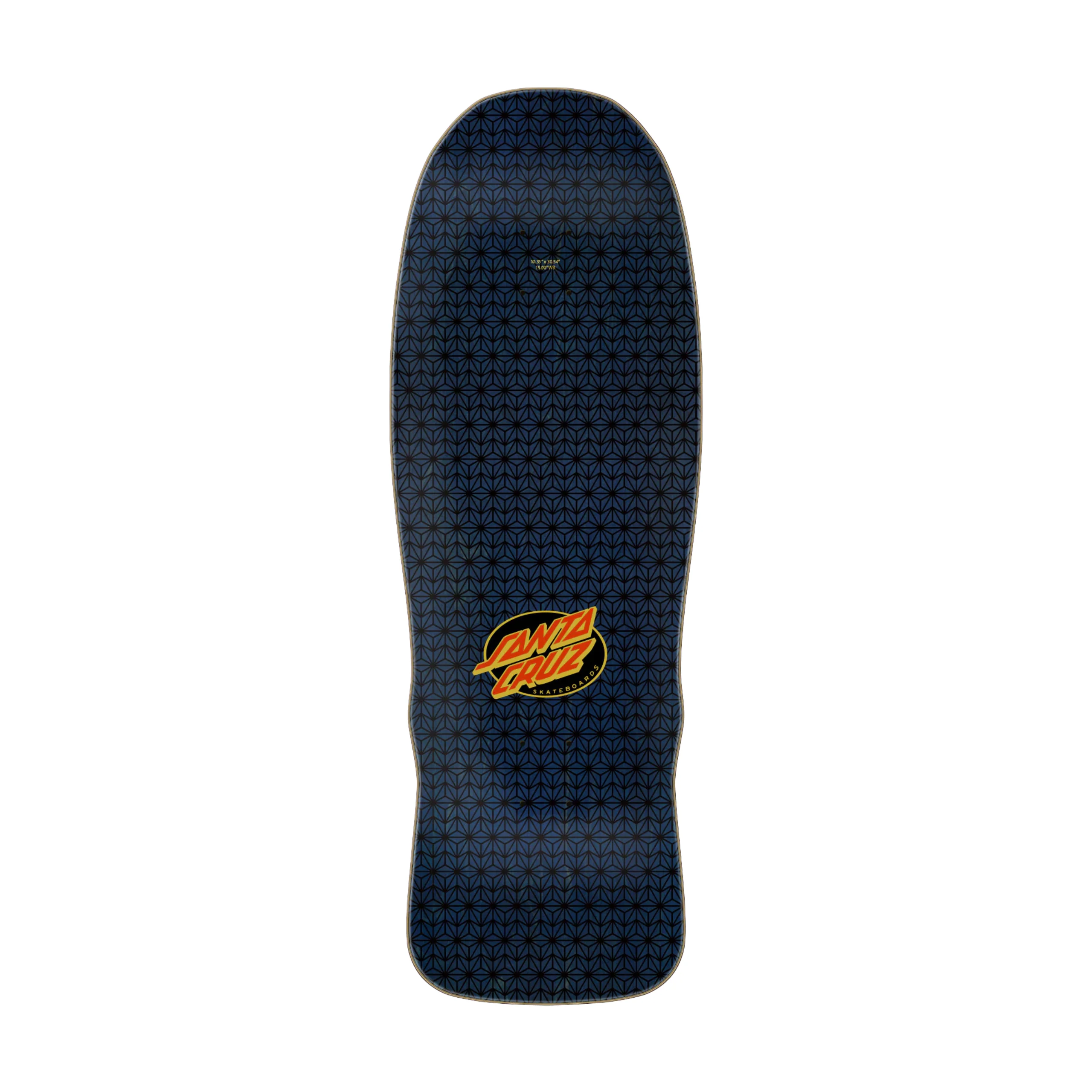 Santa Cruz Winkowski Samurai Shaped Deck 10.35" - Blue - Image 2