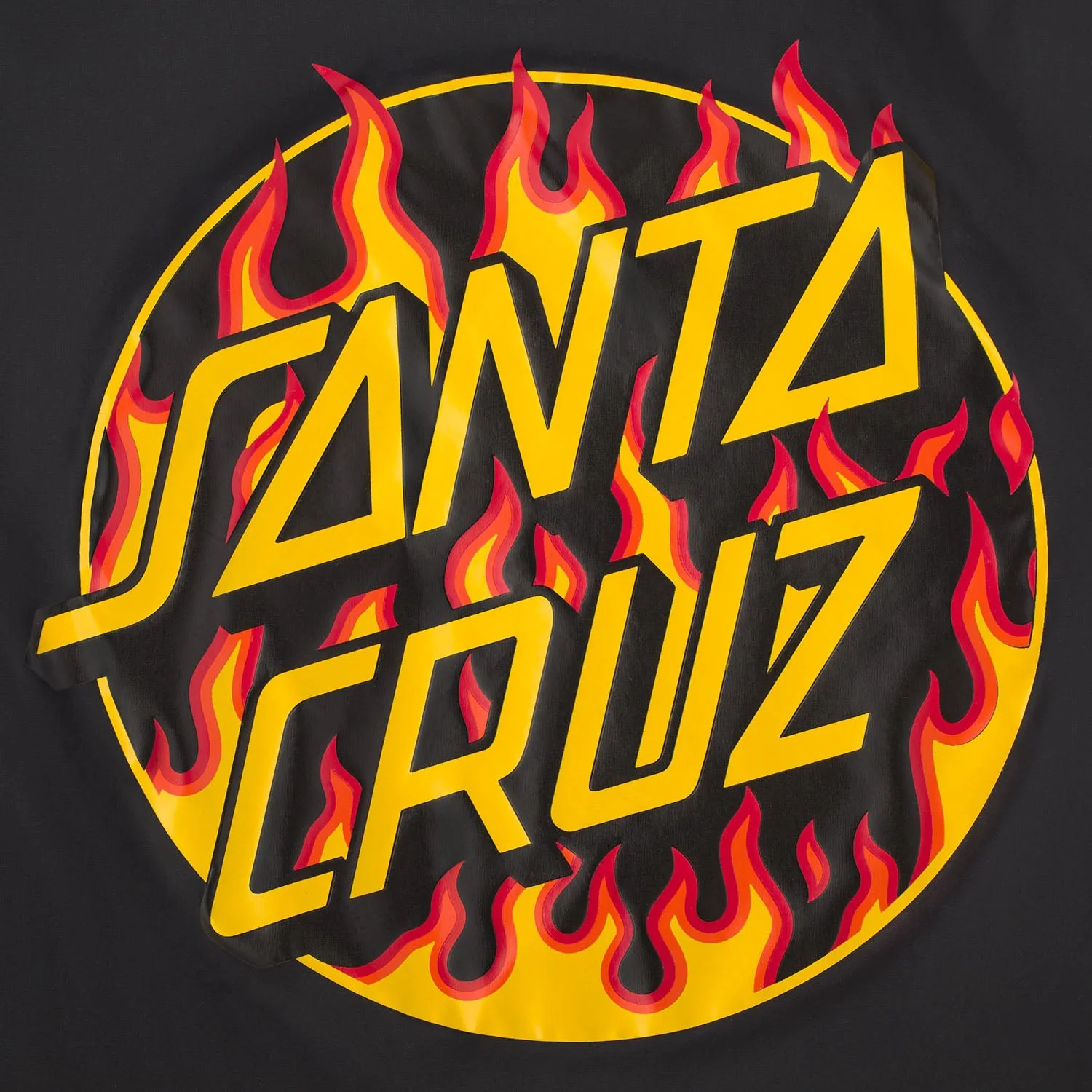 Santa Cruz x Thrasher Flame Dot Jacket - Black - Image 3