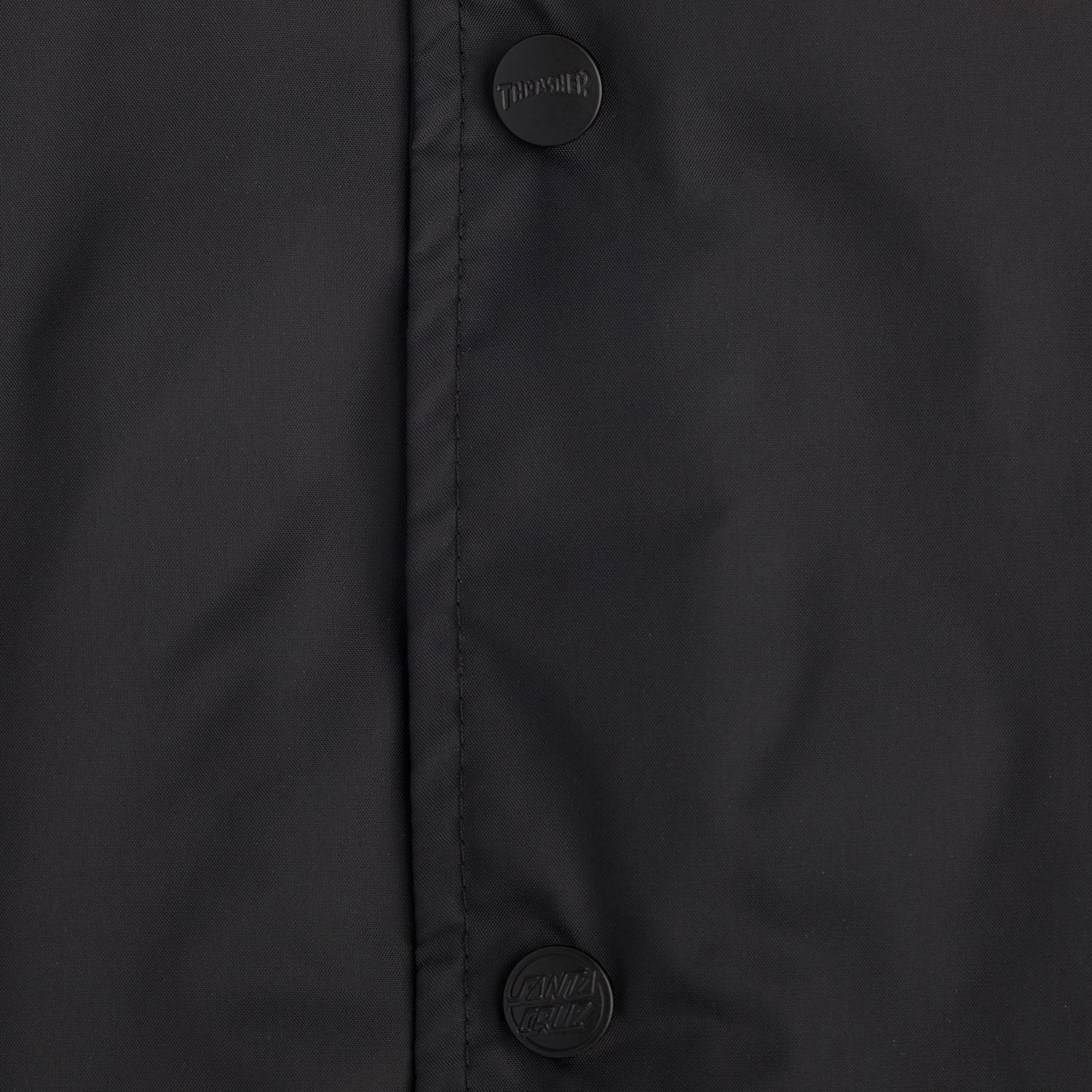Santa Cruz x Thrasher Flame Dot Jacket - Black - Image 4