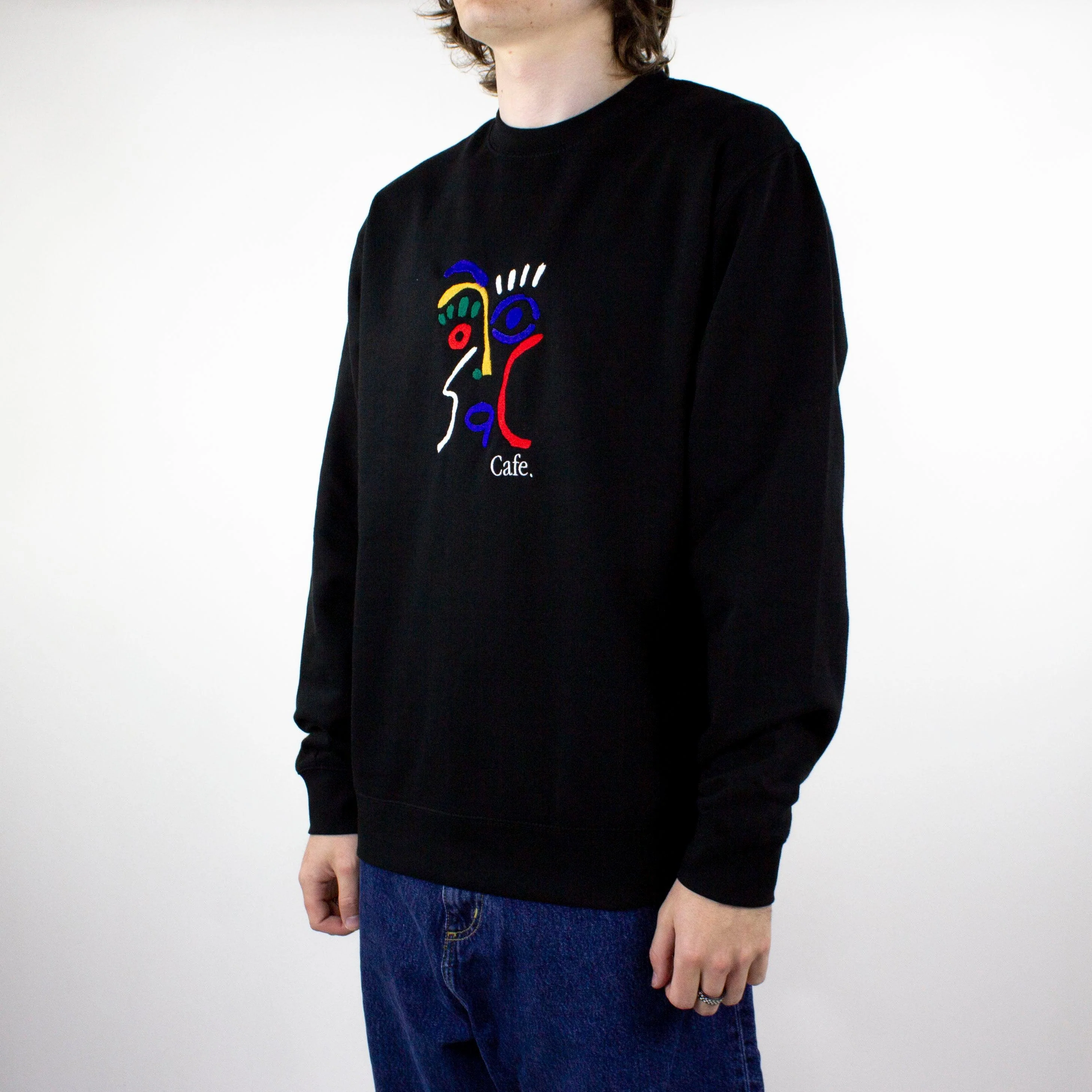 Skateboard Cafe Marcello Crewneck - Black - Image 3