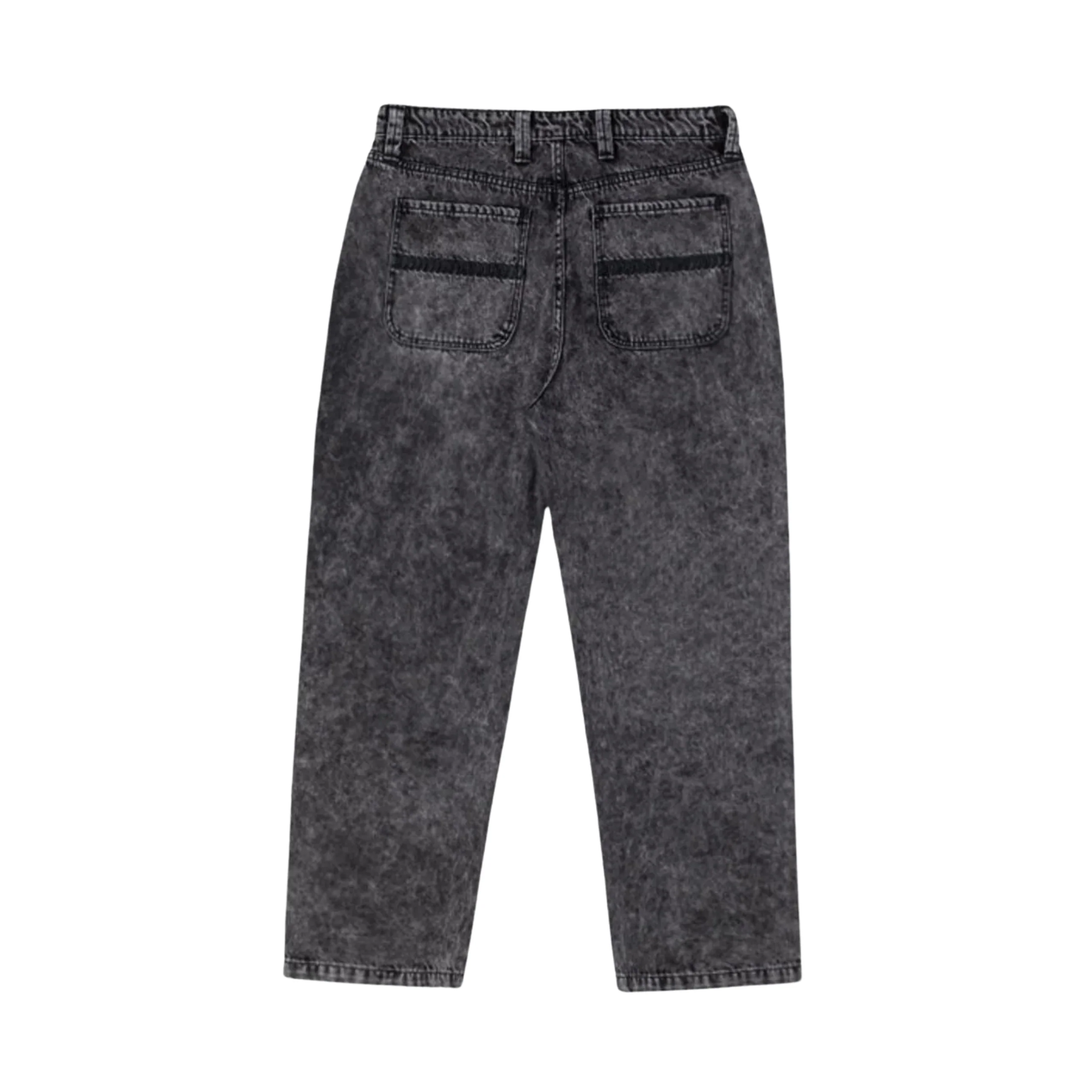 Spitfire Bighead Fill Baggy Denim Jeans Pants - Black (Stone Wash) - Image 2