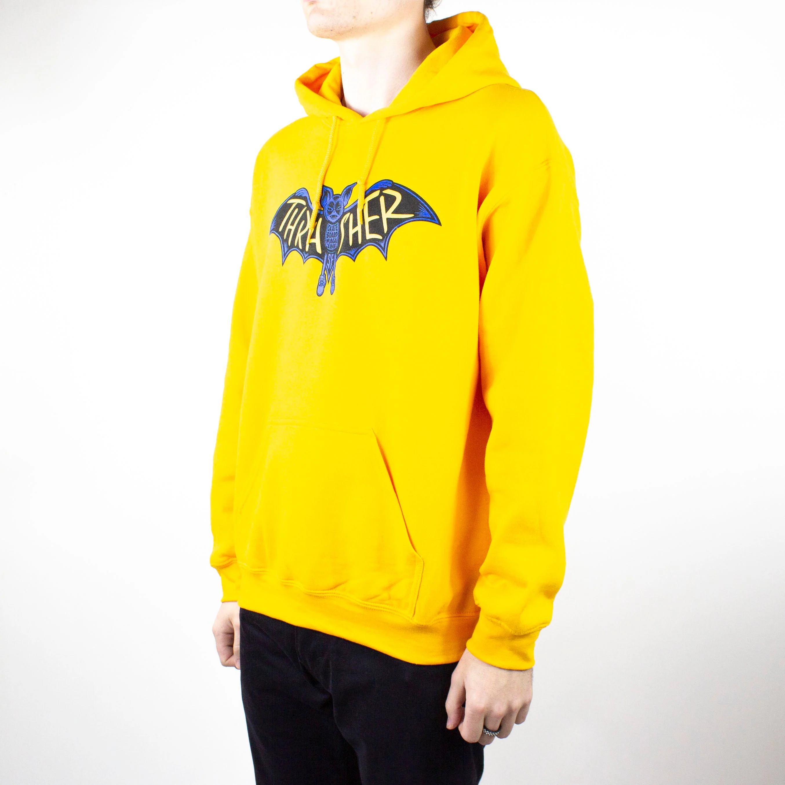 Thrasher Bat Hoodie - Yellow - Image 3