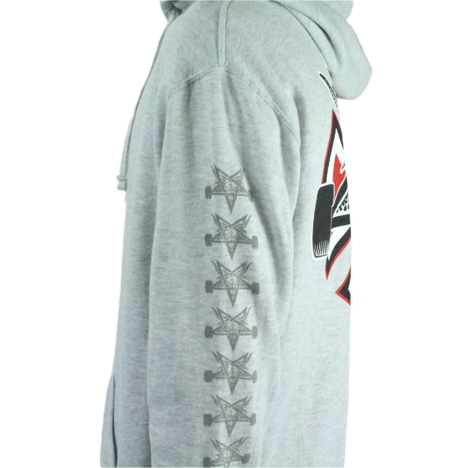Thrasher x Independent Pullover Hooded Sweatshirt - Grey - Image 3