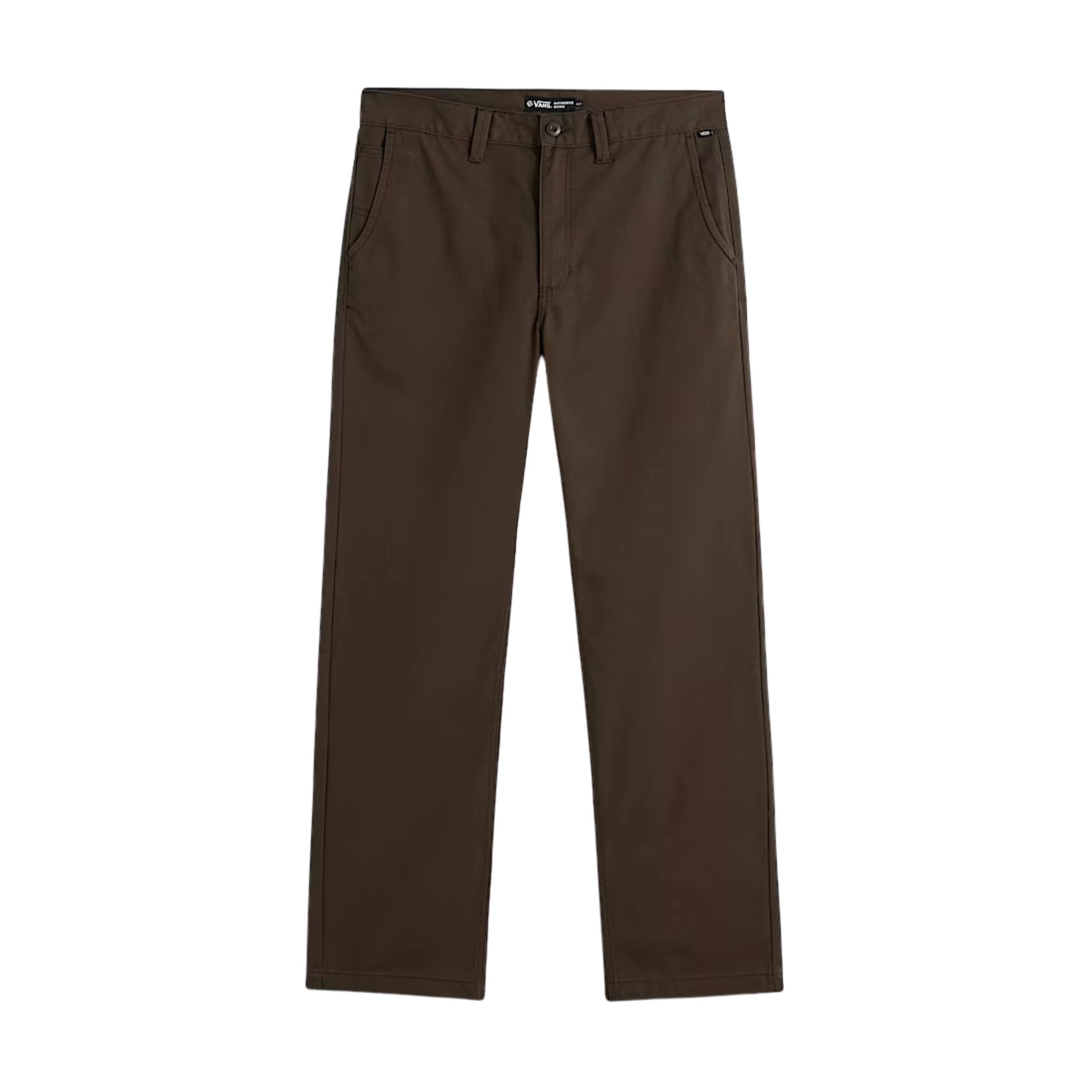Vans Authentic Chino Relaxed Pant Trousers - Coal Brown - Image 2