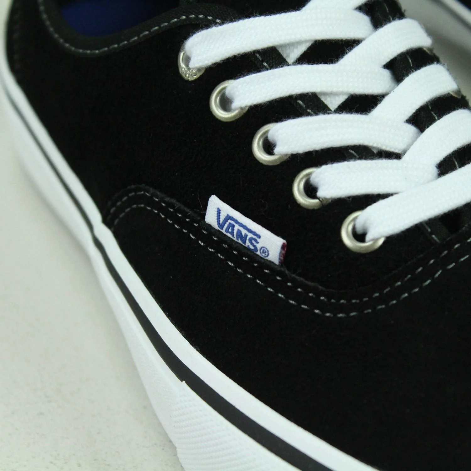 Vans Authentic Pro Suede Shoes - Black / White - Image 3