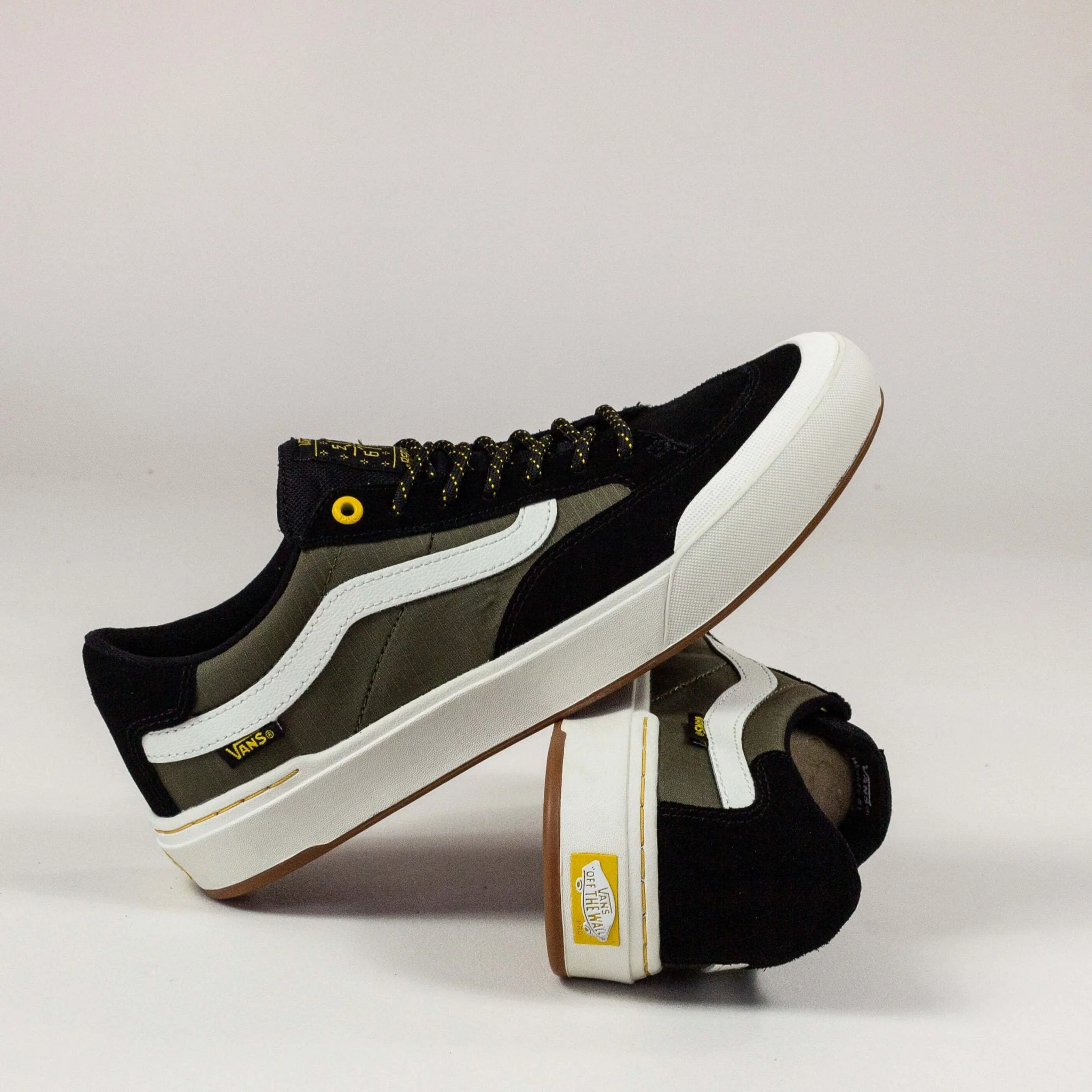 Vans Berle Surplus Shoes- Black / Military - Image 4