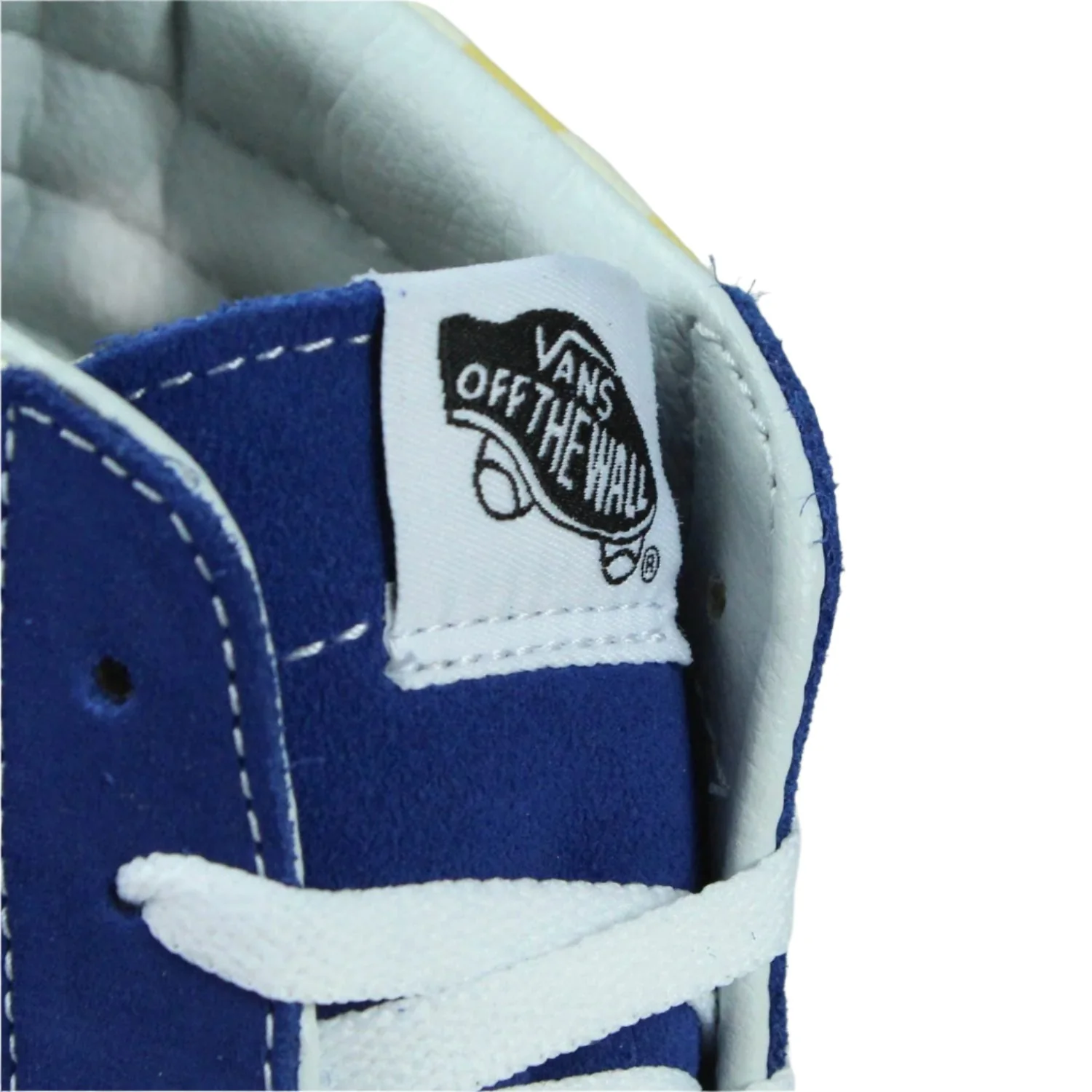 Vans BMX Checkerboard Sk8 Hi - Yellow / Blue - Image 4
