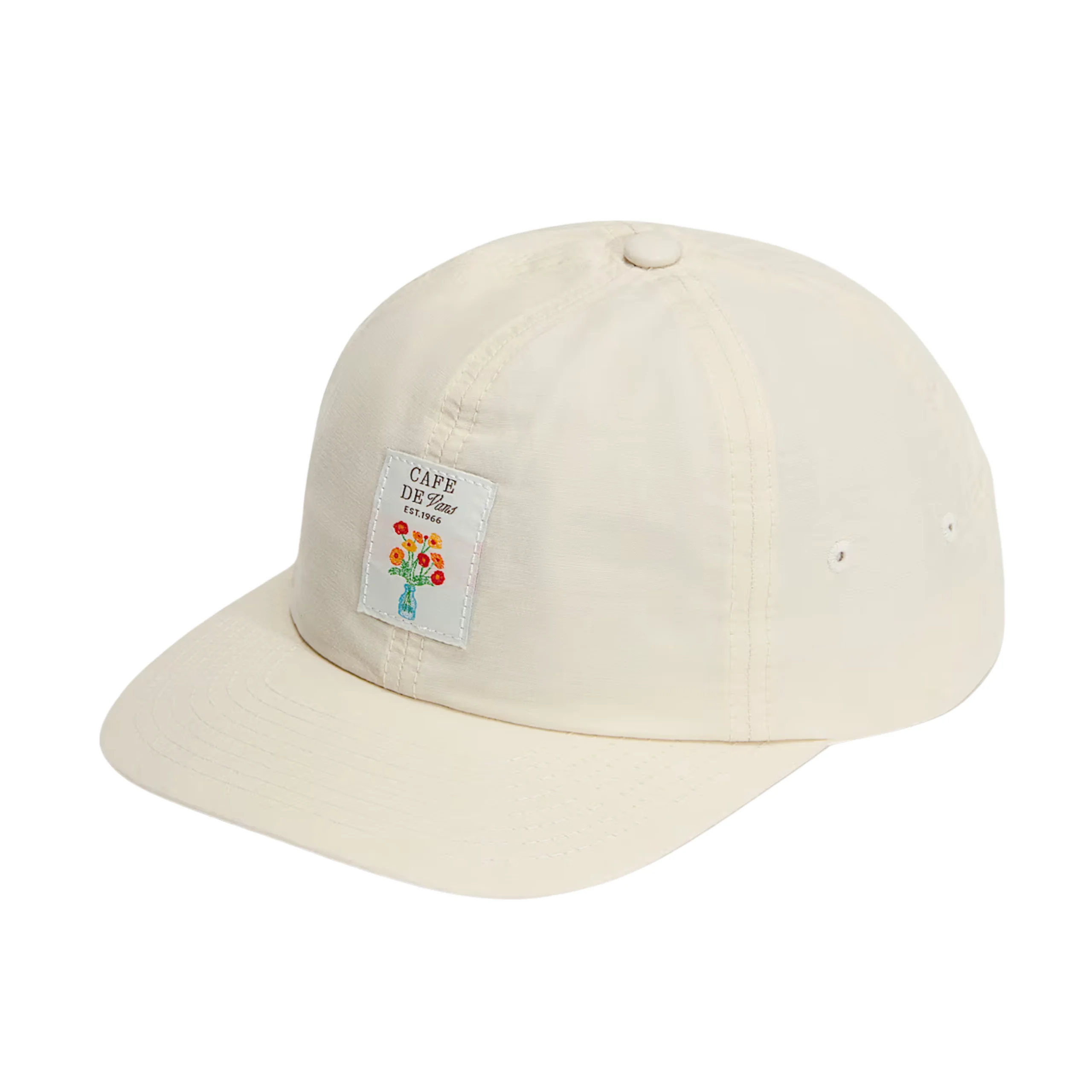 Vans Cafe Snapback Cap - White