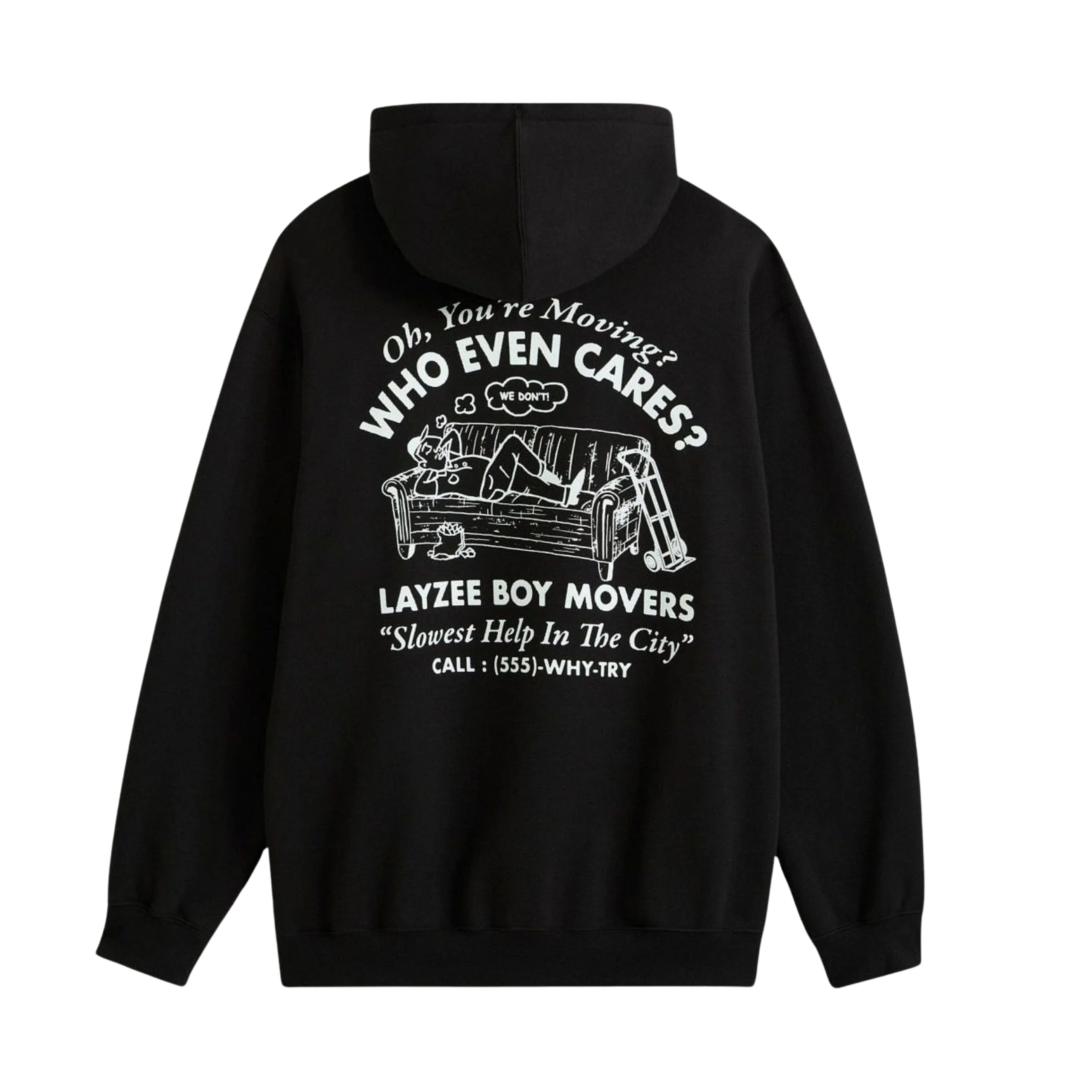 Vans Moving Co Pullover Hoodie - Black - Image 2