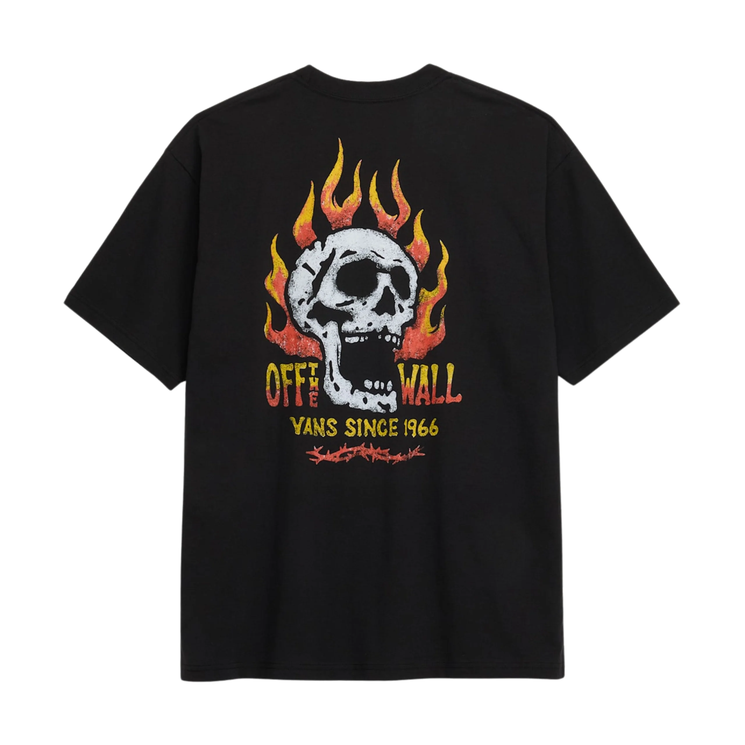 Vans Off The Wall Fever T-Shirt - Black - Image 2