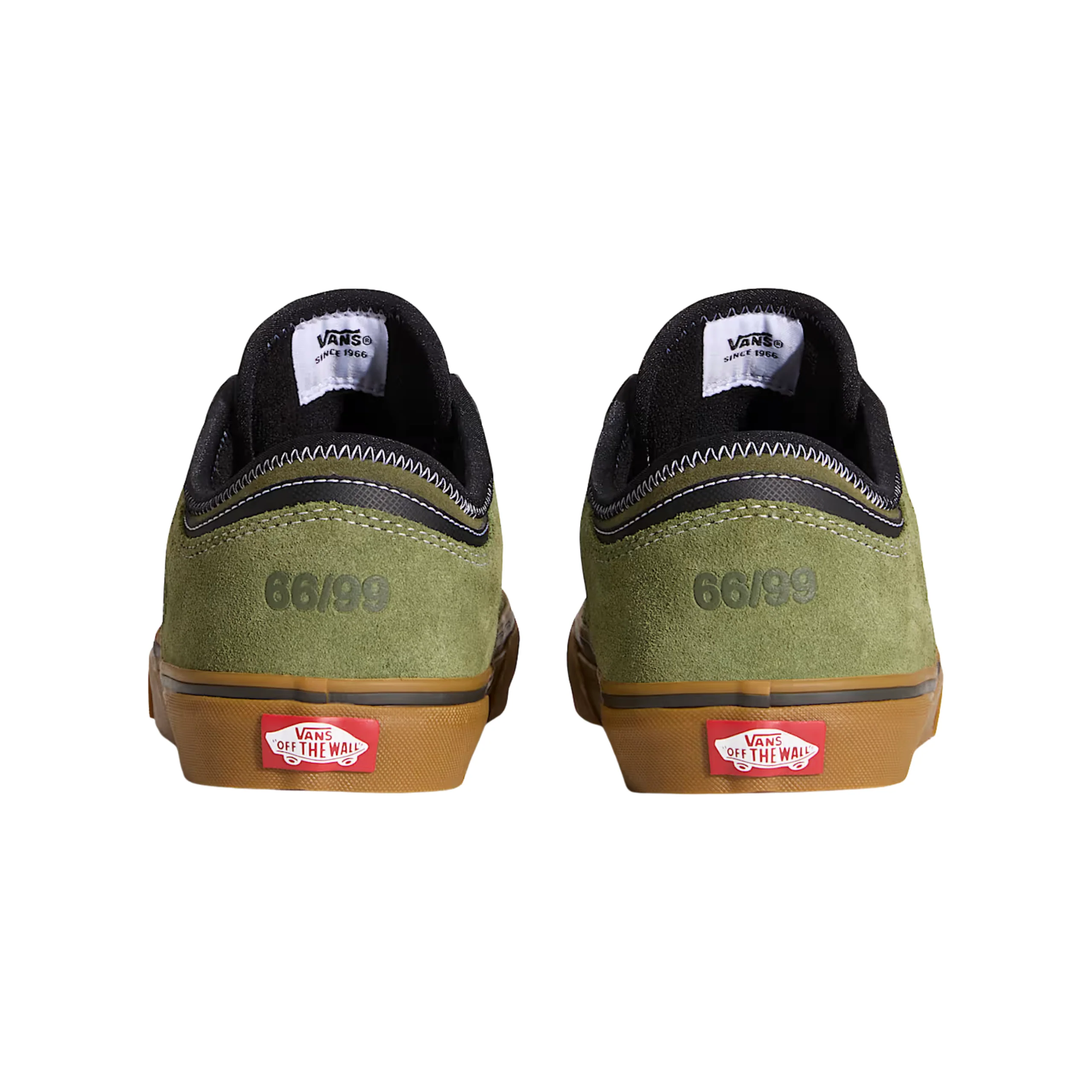 Vans Rowley Classic Shoes - Gum Aged Green - Image 3