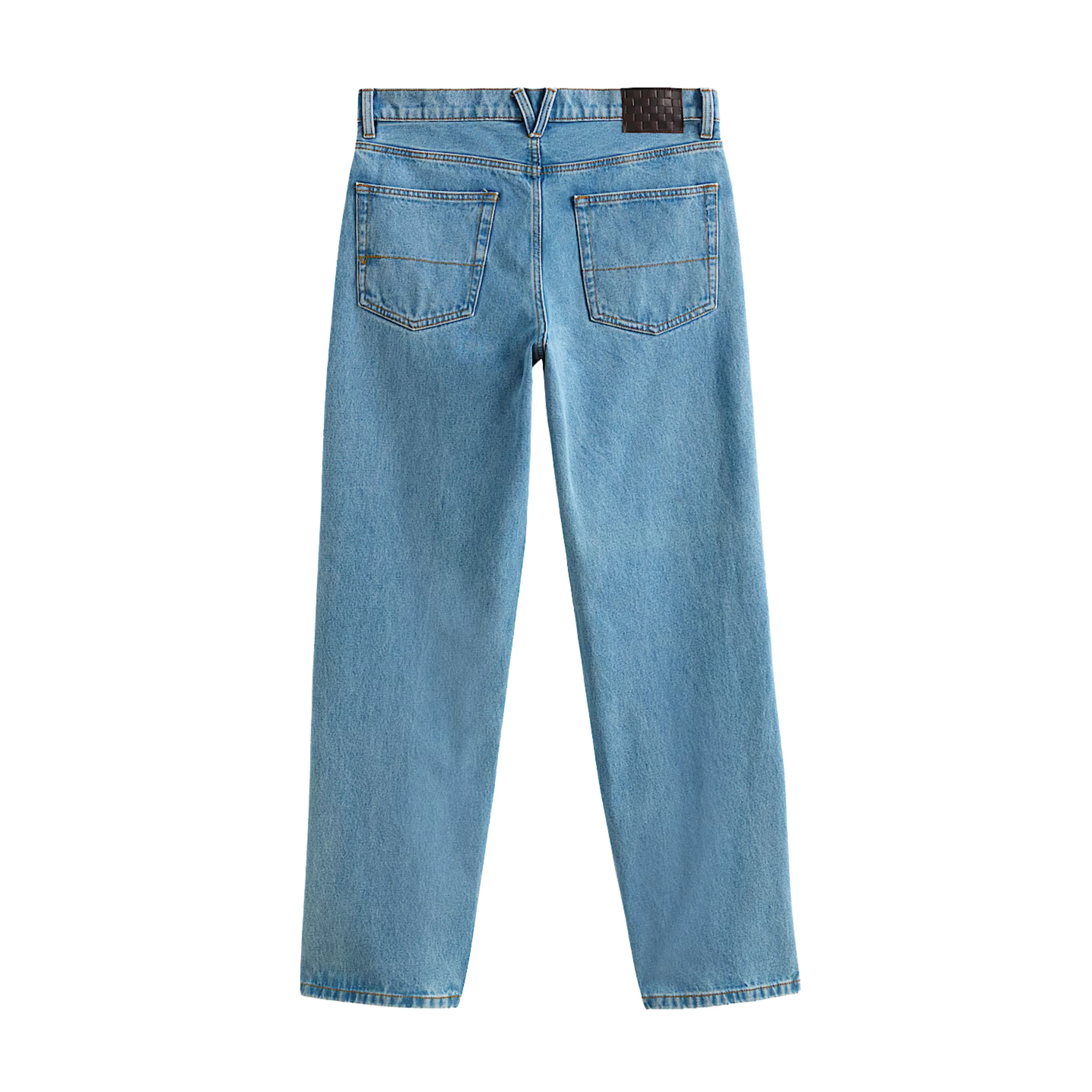 Vans Skate Check-5 Loose Denim Pant - Stonewash Blue - Image 2