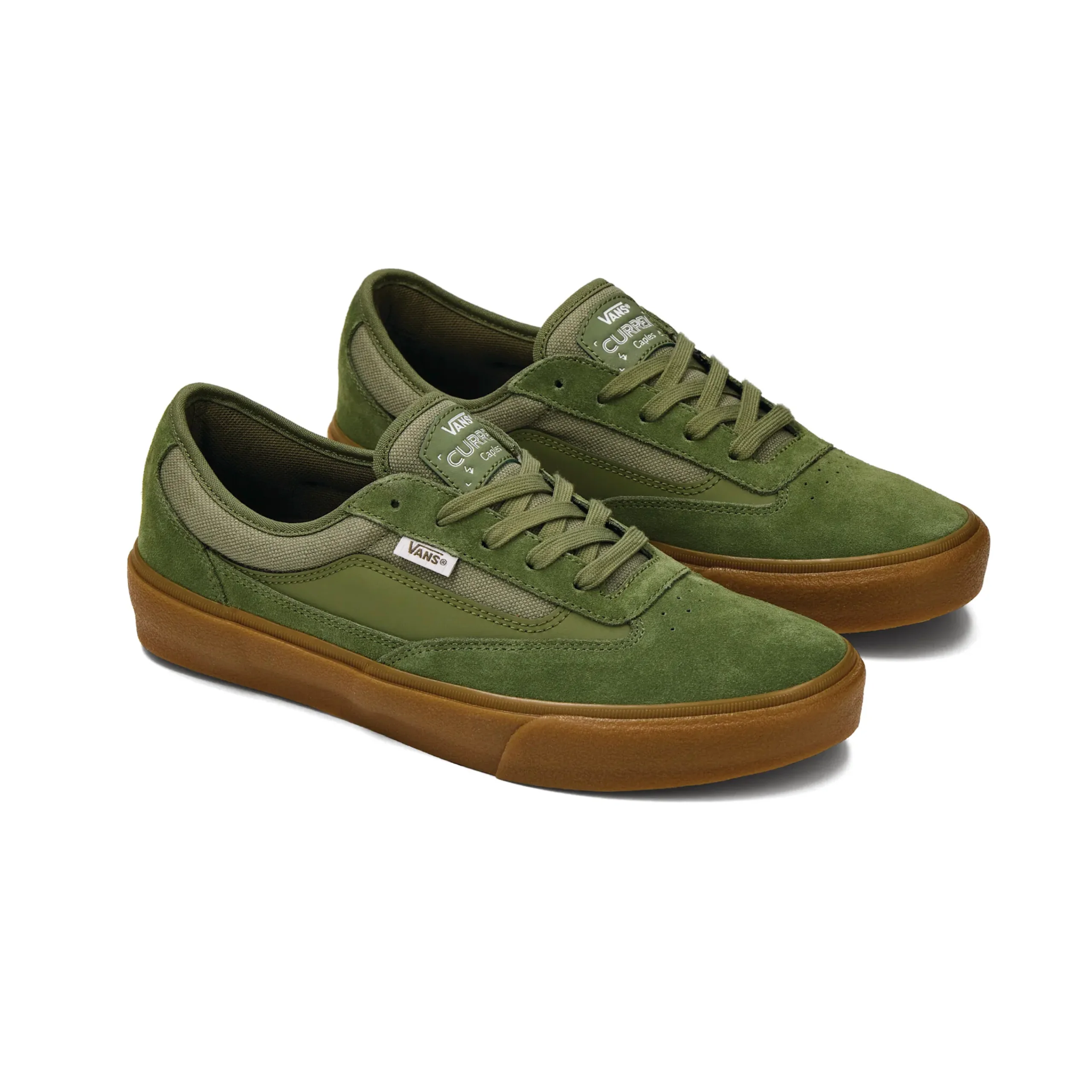 Vans Skate Curren Caples Shoes - Crepe Green / Gum