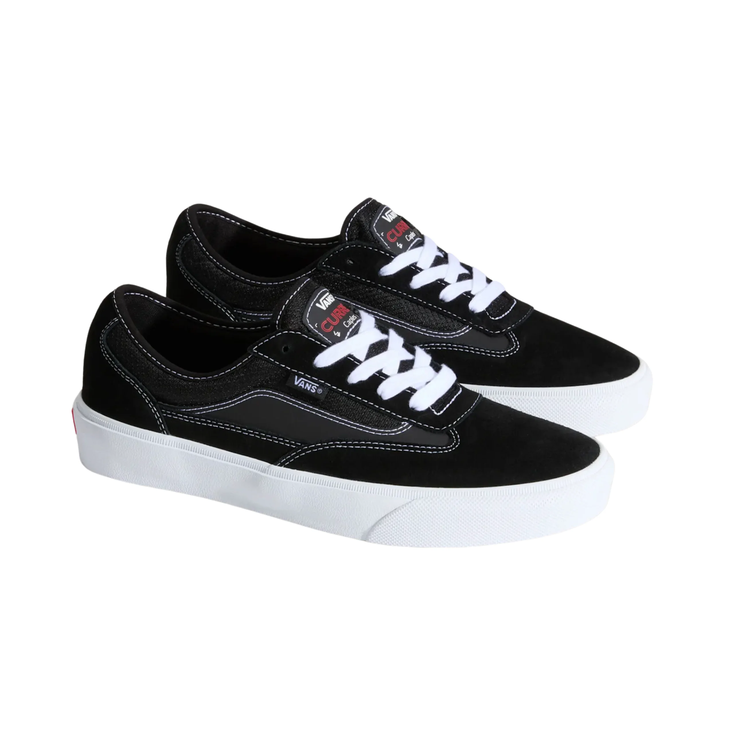 Vans Skate Curren Caples Shoes - Gum Black / White - Image 2