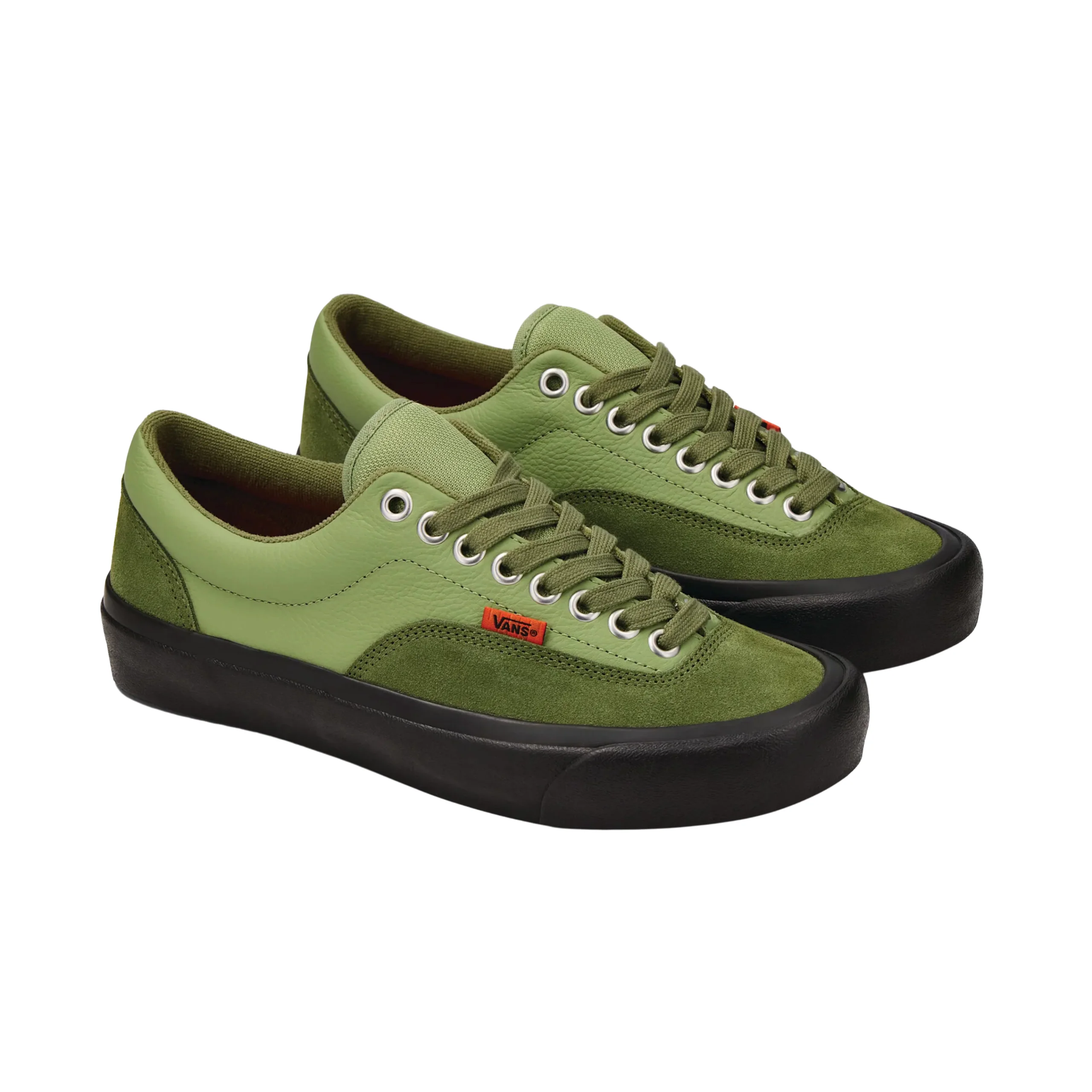 Vans Skate Era Stub Shoes - Fade Olive / Black - Image 2