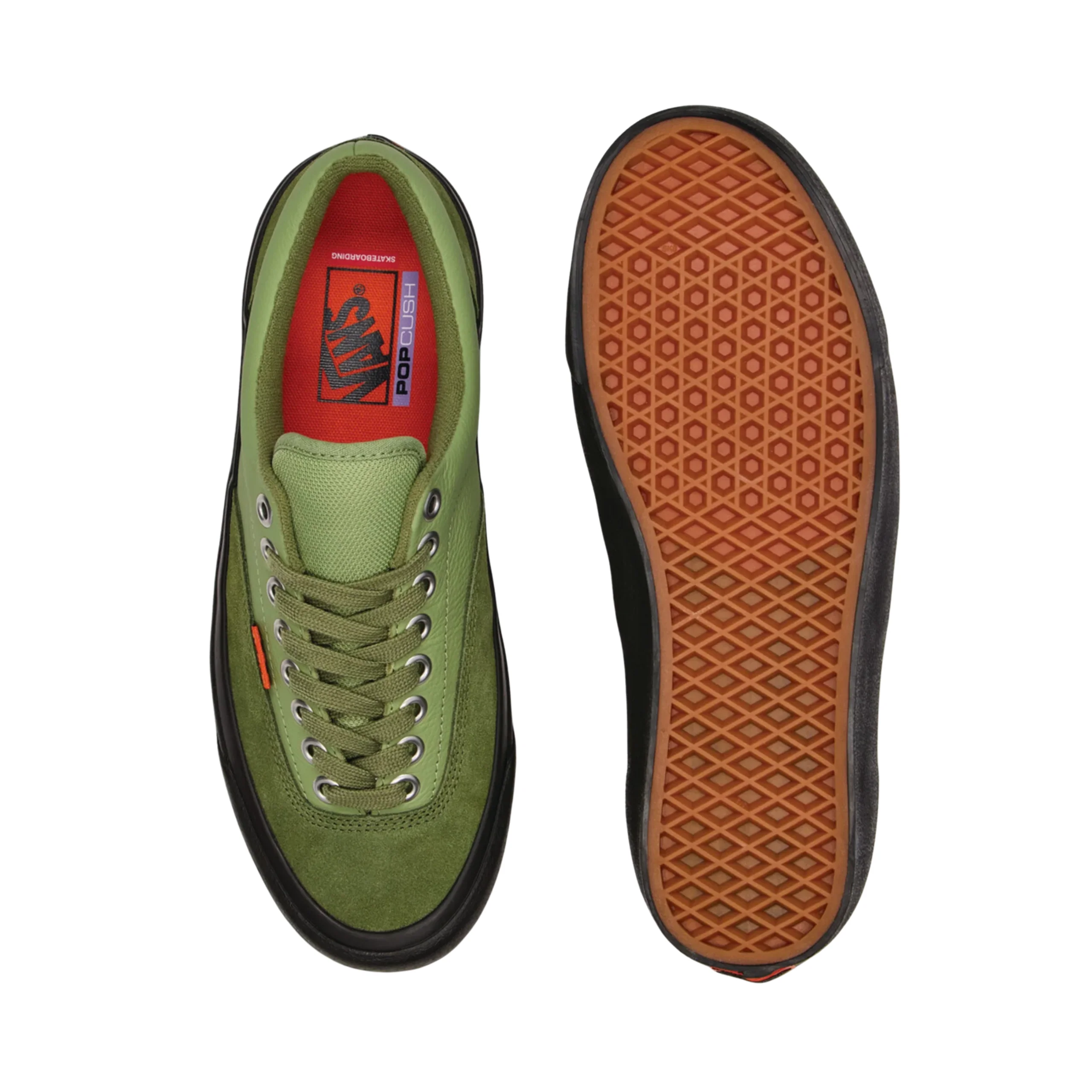 Vans Skate Era Stub Shoes - Fade Olive / Black - Image 3