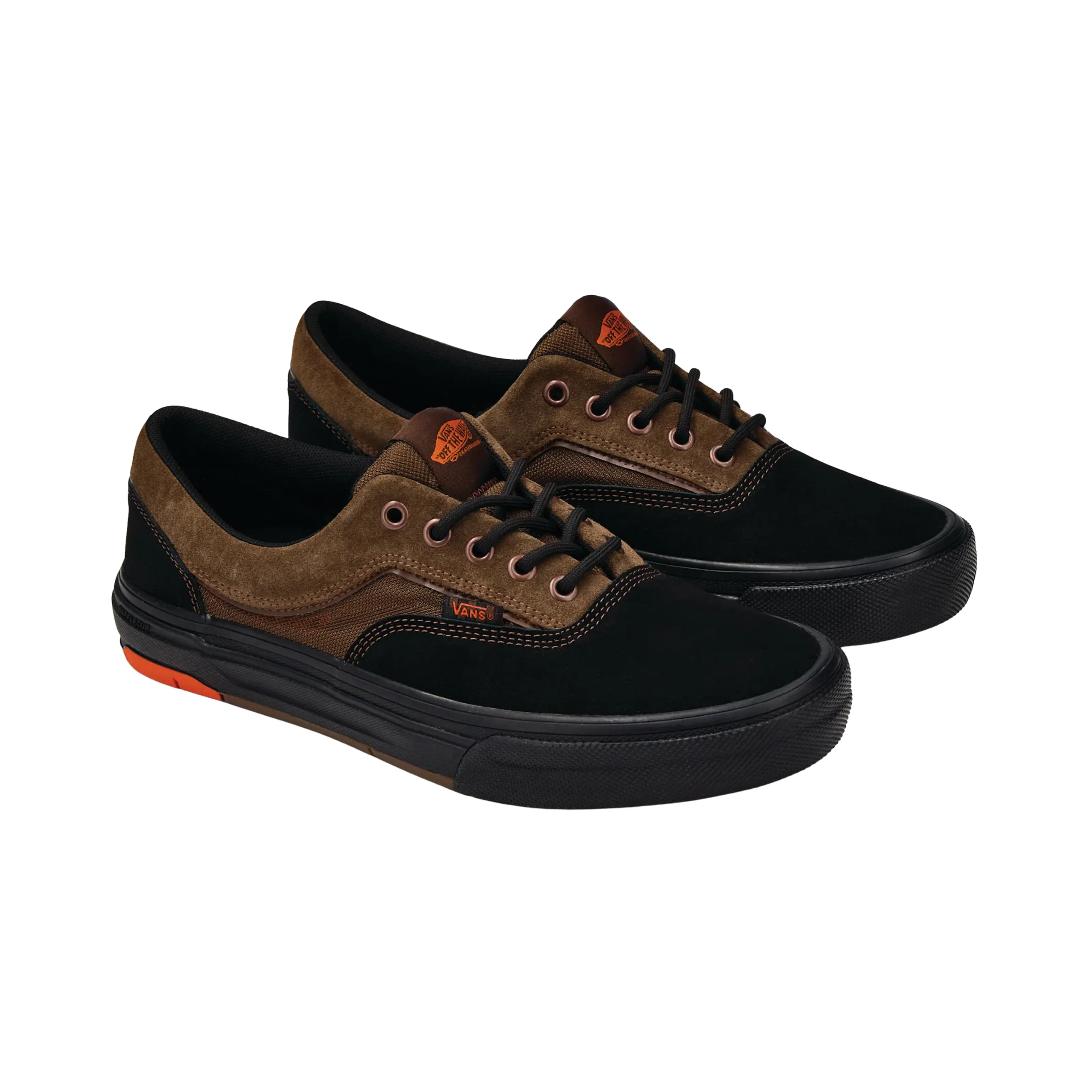 Vans Skate Era Wafflecup Shoes - Black / Brown - Image 2