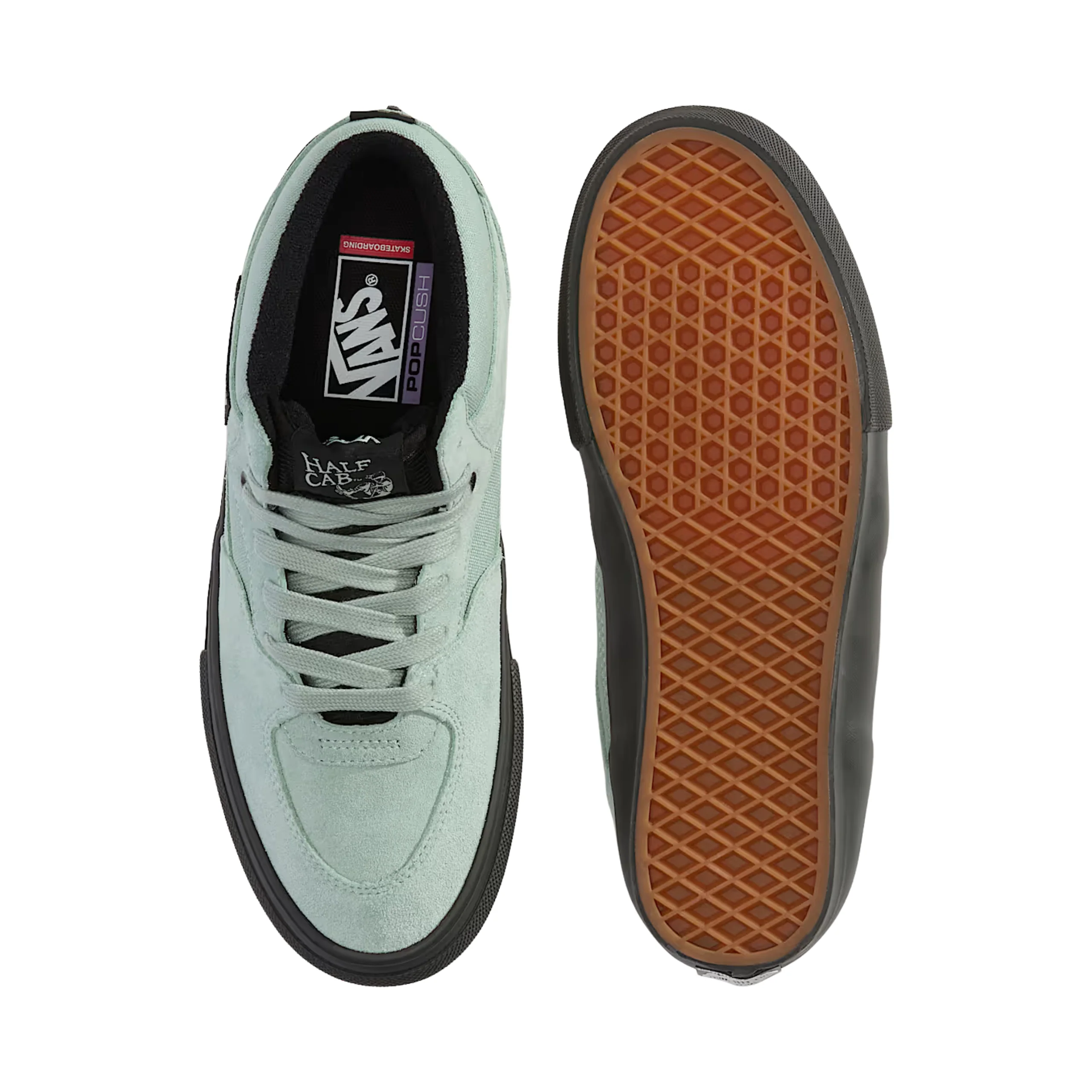 Vans Skate Half Cab Shoes - Gray Olive - Image 3