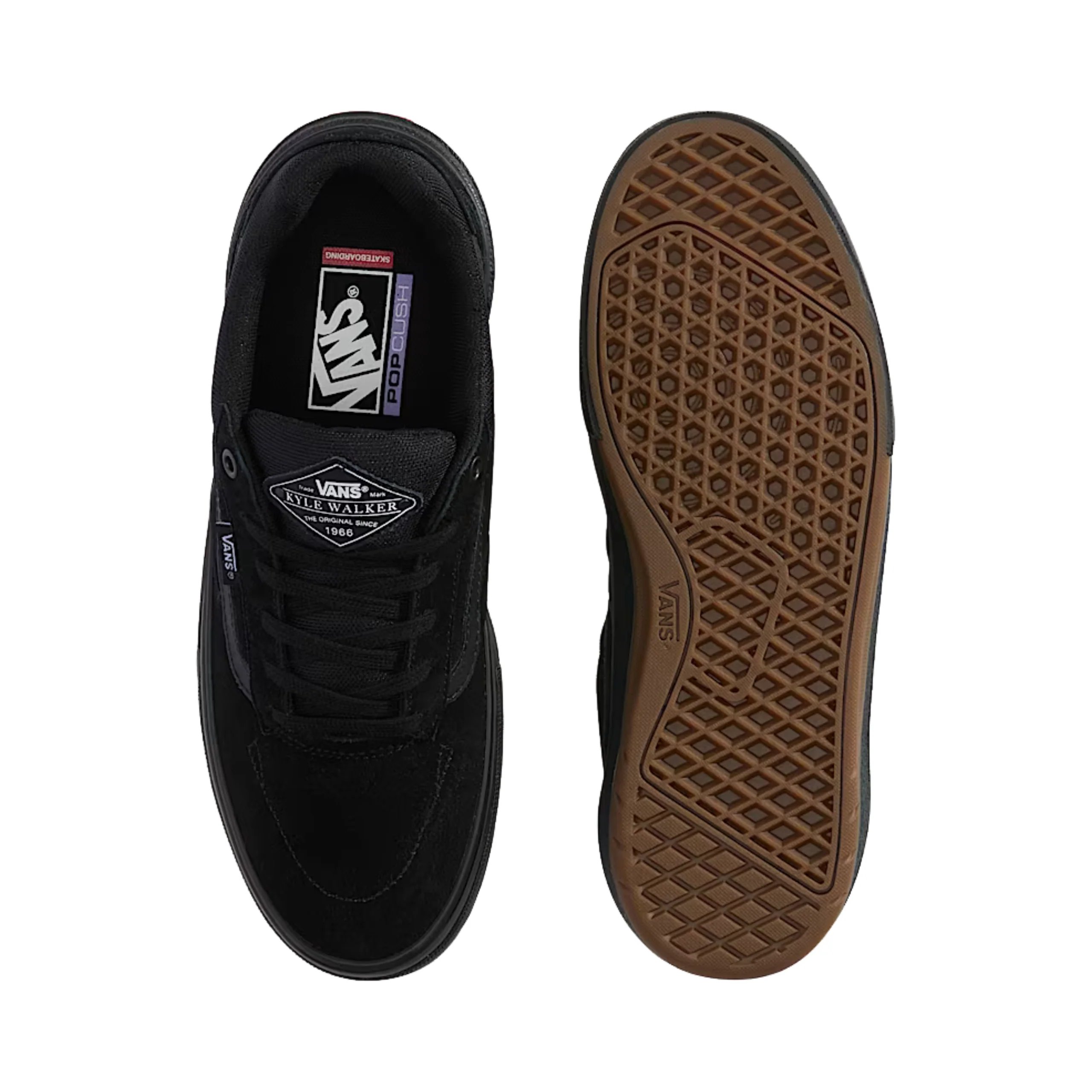 Vans Skate Kyle Walker Wafflecup Shoes - Blackout - Image 3