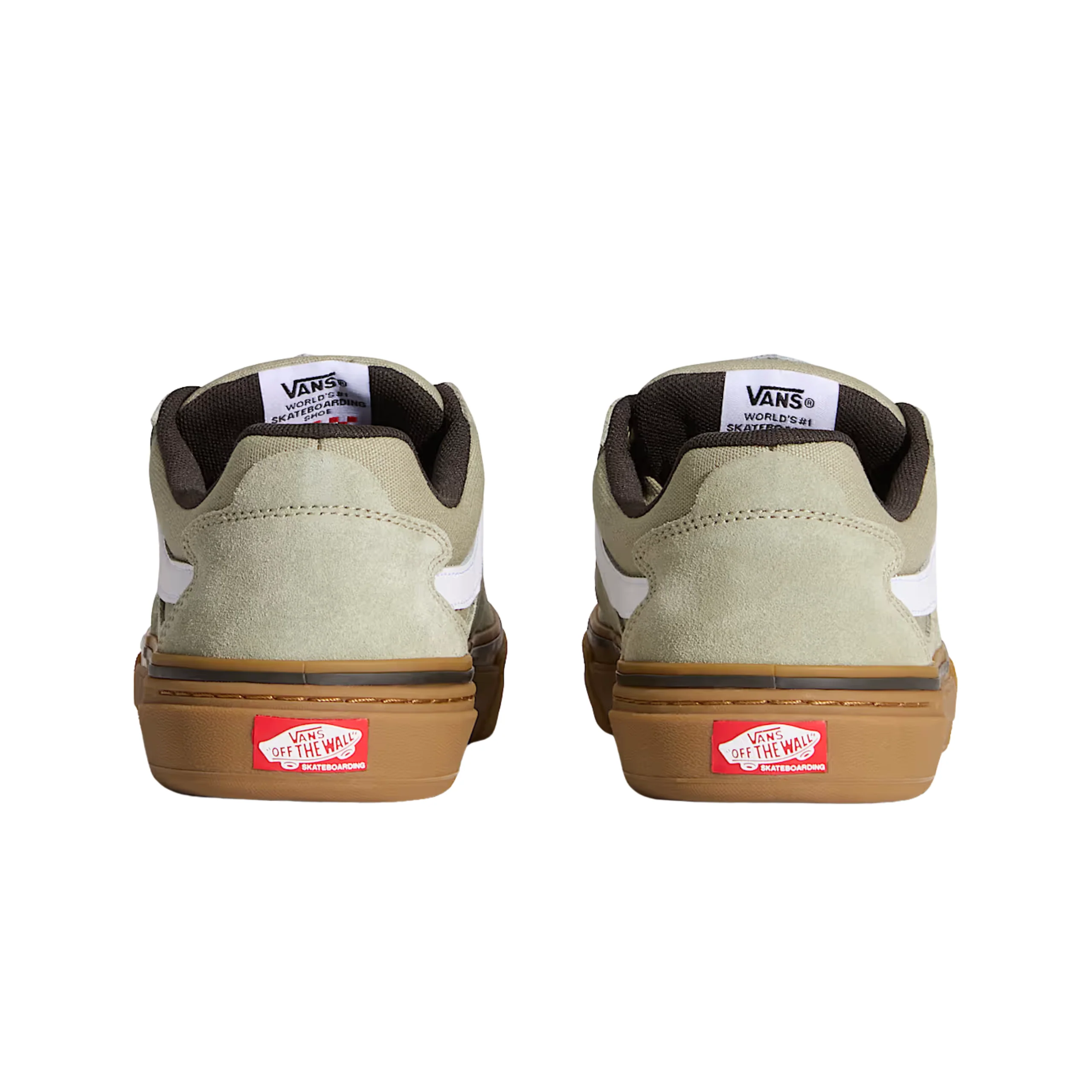 Vans Skate Kyle Walker Wafflecup Shoes - Light Green / Gum - Image 4