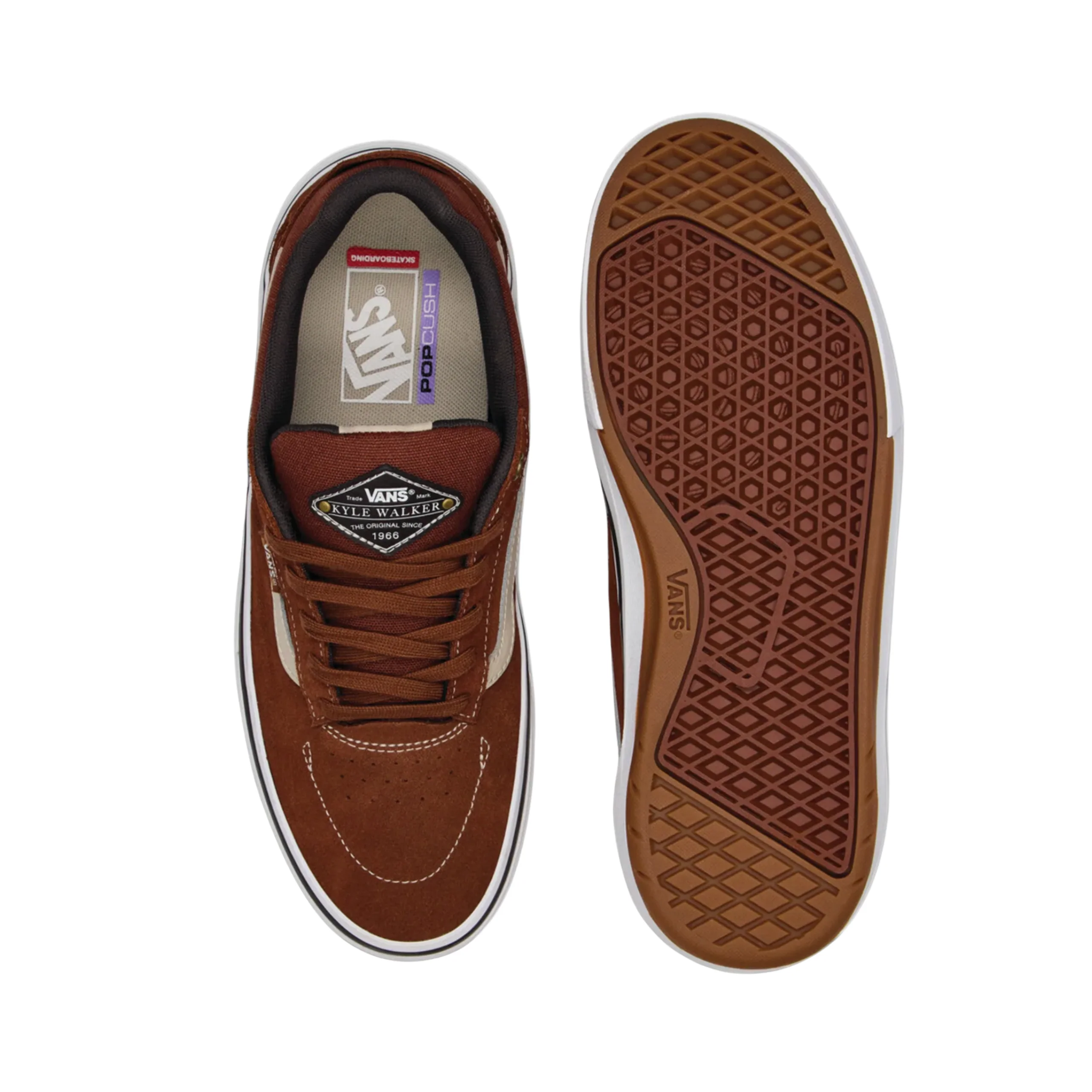 Vans Skate Kyle Walker Wafflecup Shoes - Tortoise Shell - Image 3