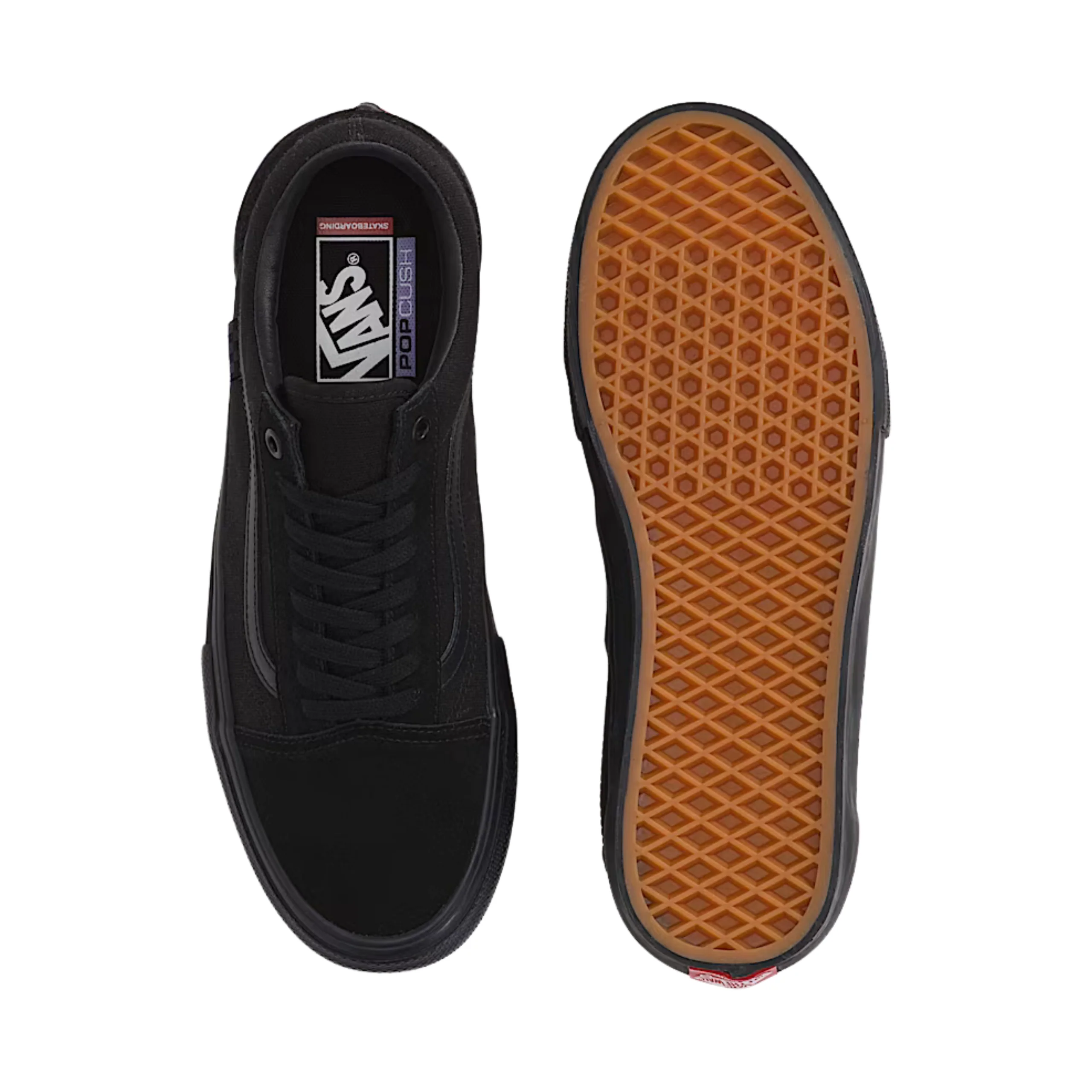 Vans Skate Old Skool Shoes - Black / Black - Image 3